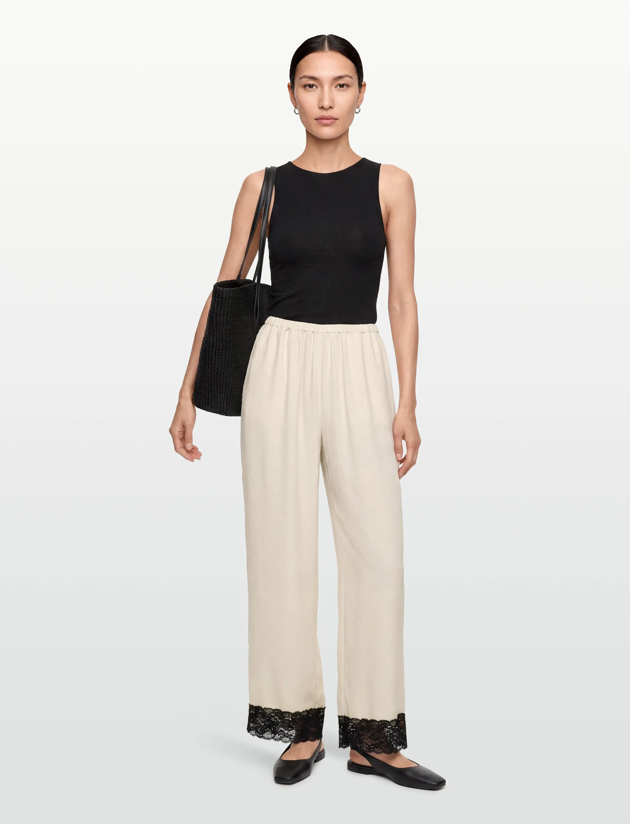 Stylein Monteroni, XS, Cream, Bukser > Lige Ben, Dame