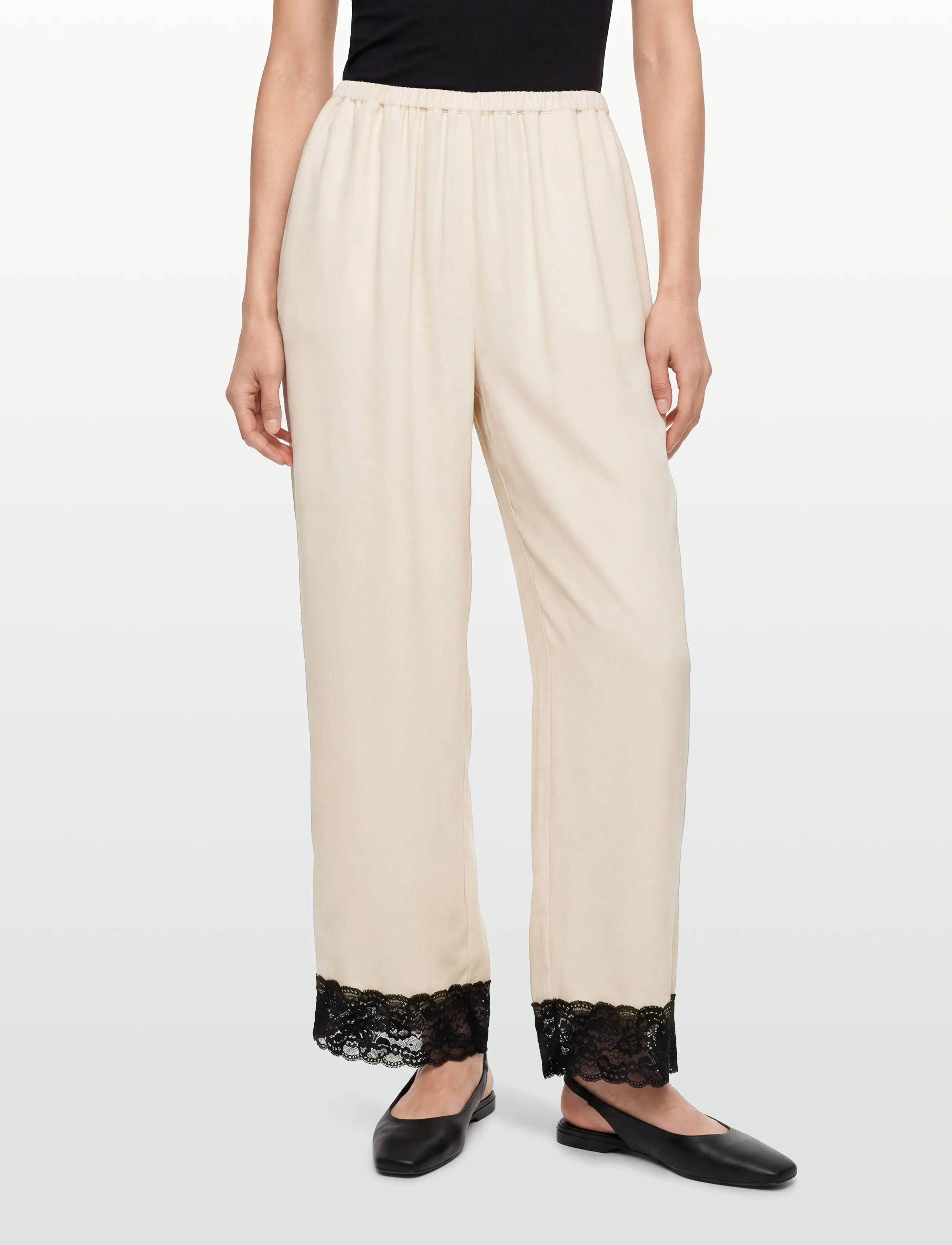 Stylein - MONTERONI - hose mit geradem bein - cream - 3
