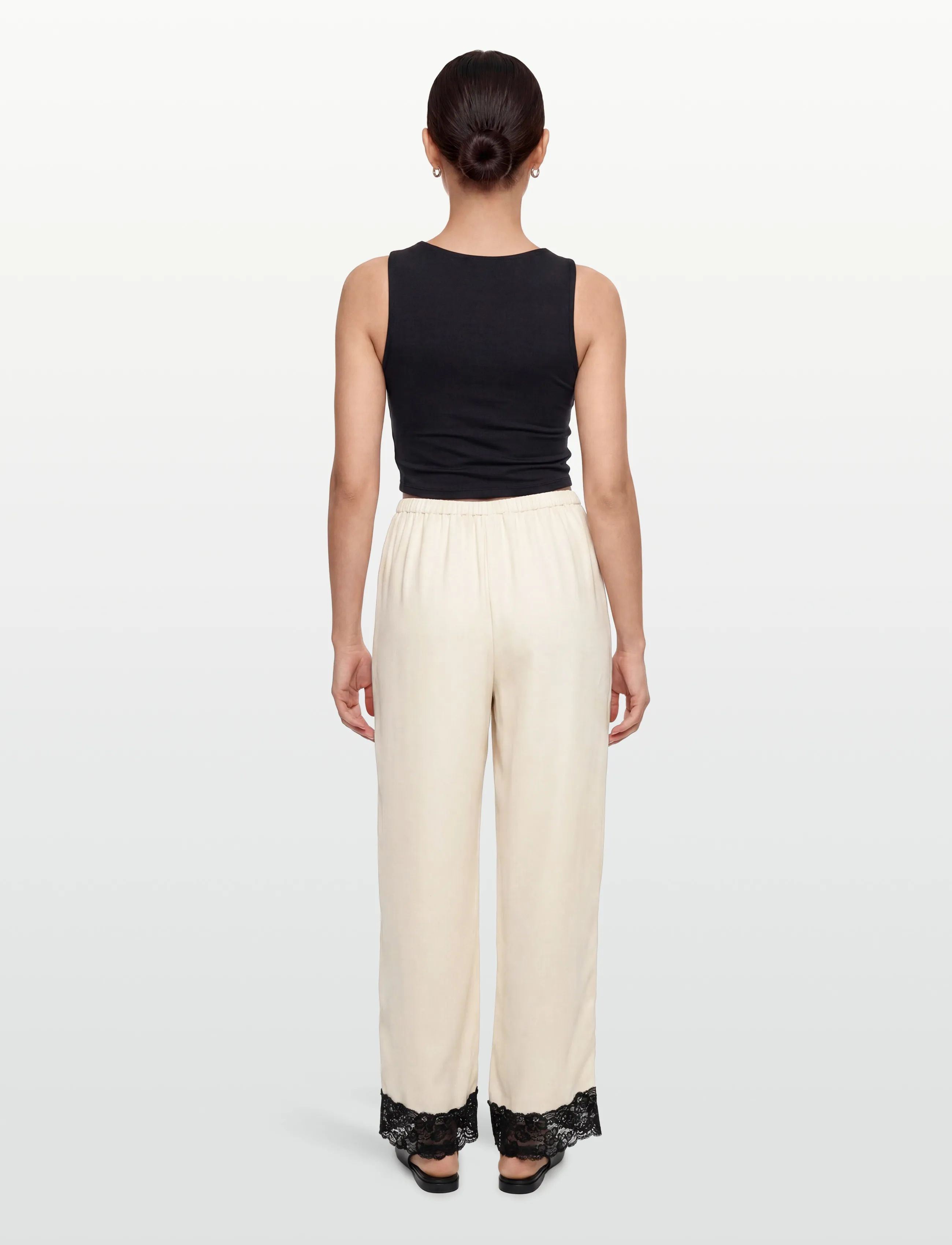 Stylein - MONTERONI - hose mit geradem bein - cream - 4