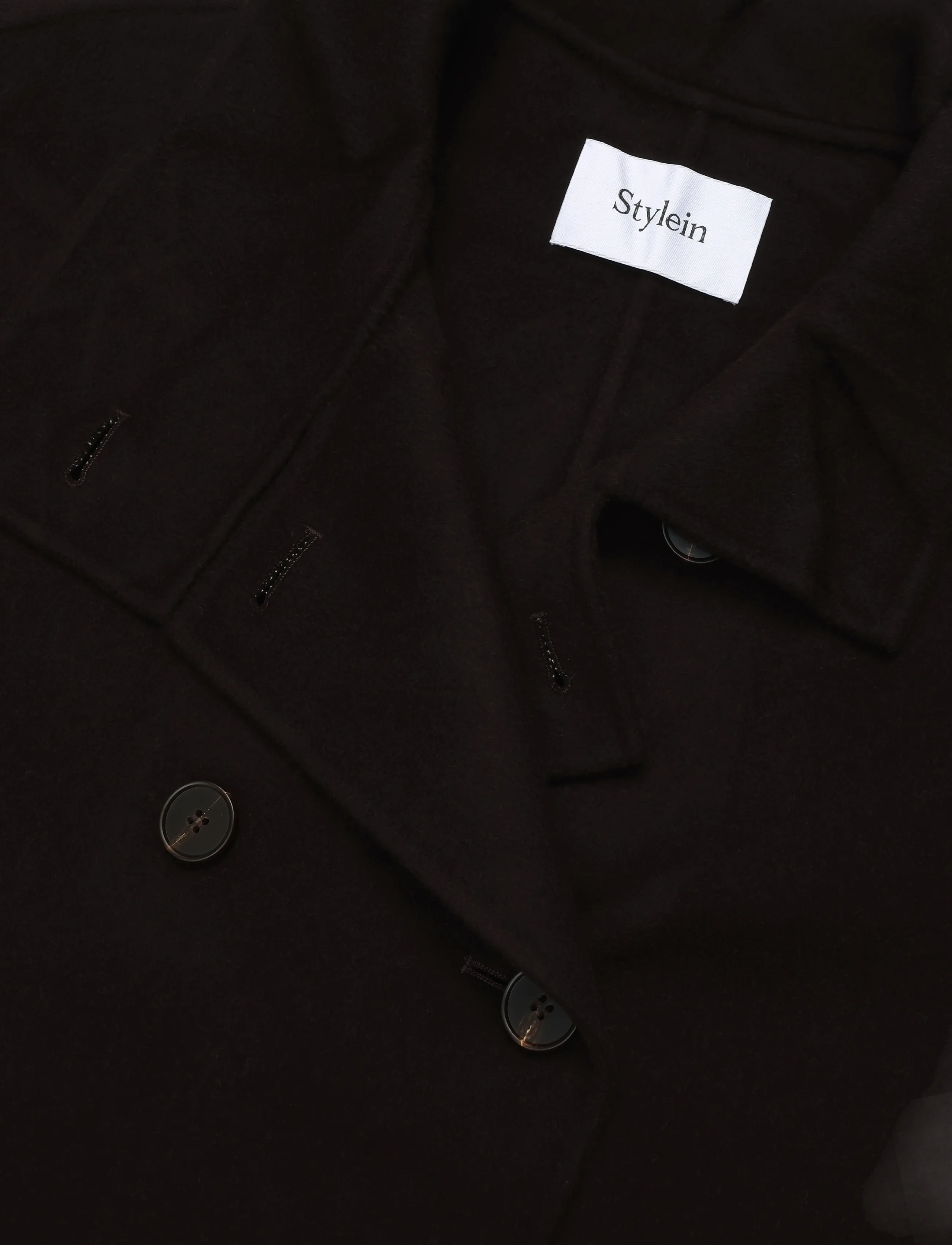 Stylein - TOVINO COAT - talvejoped - coffee - 5