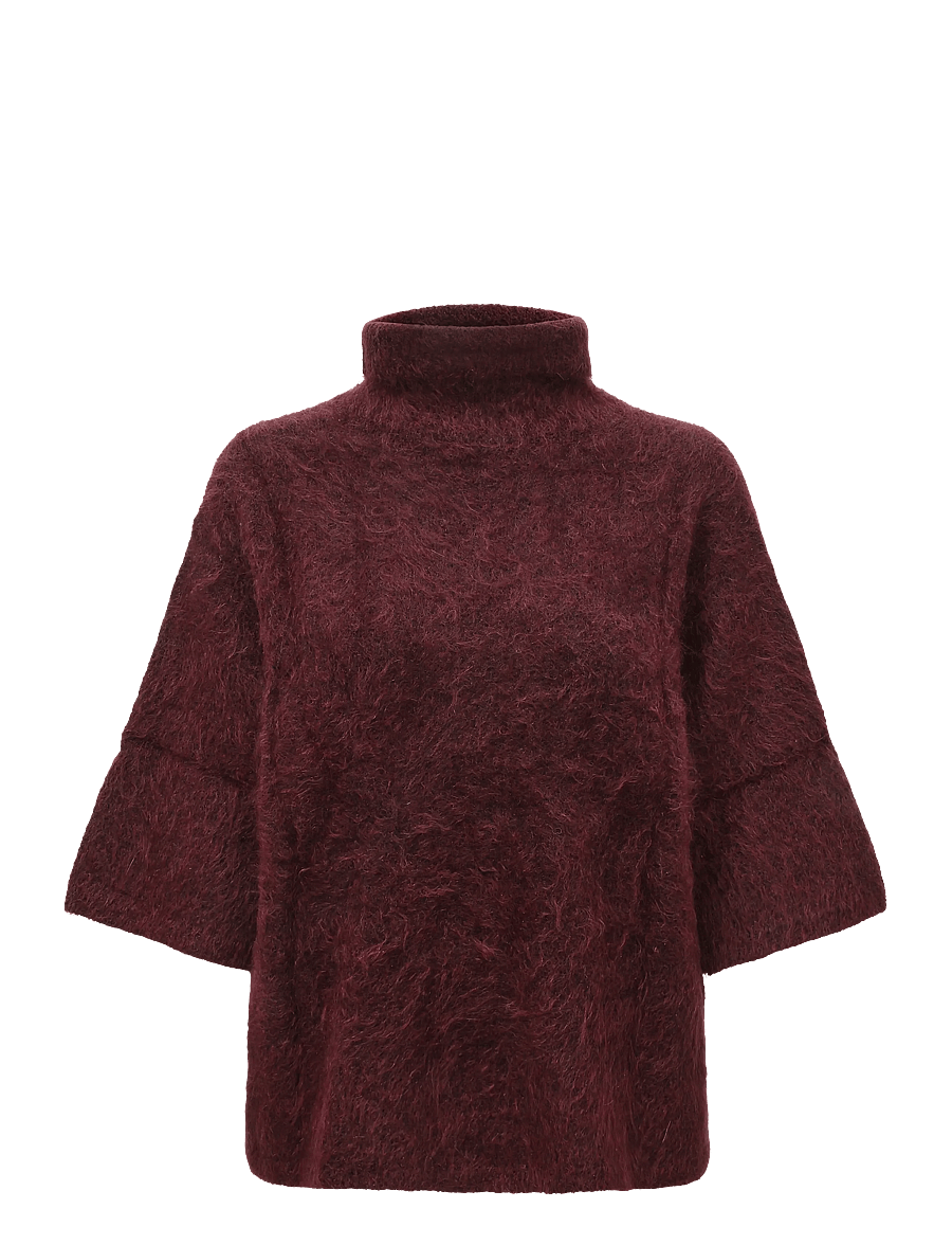 Stylein - NYSSA SWEATER - rollkragenpullover - bordeaux - 1