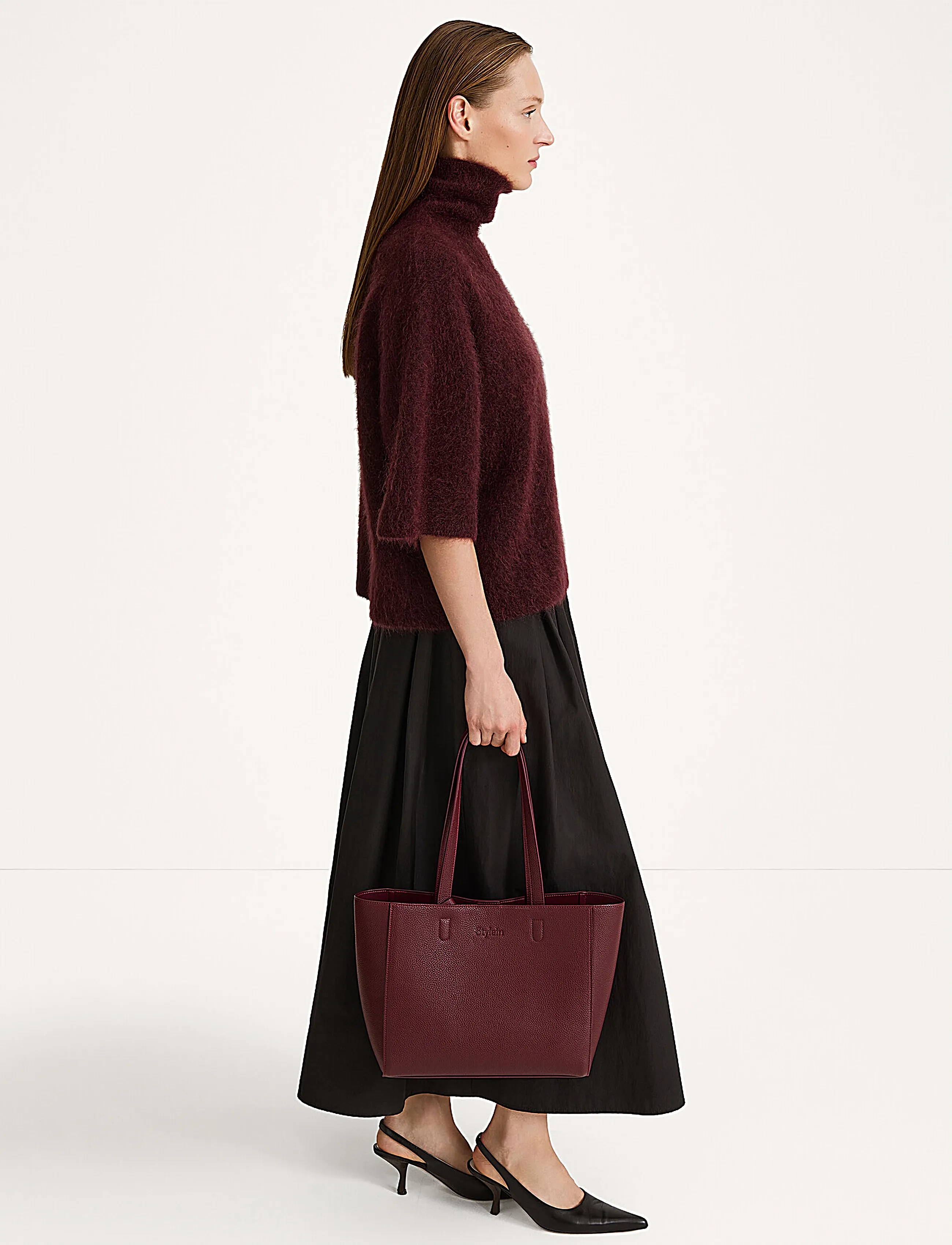 Stylein - NYSSA SWEATER - rollkragenpullover - bordeaux - 3