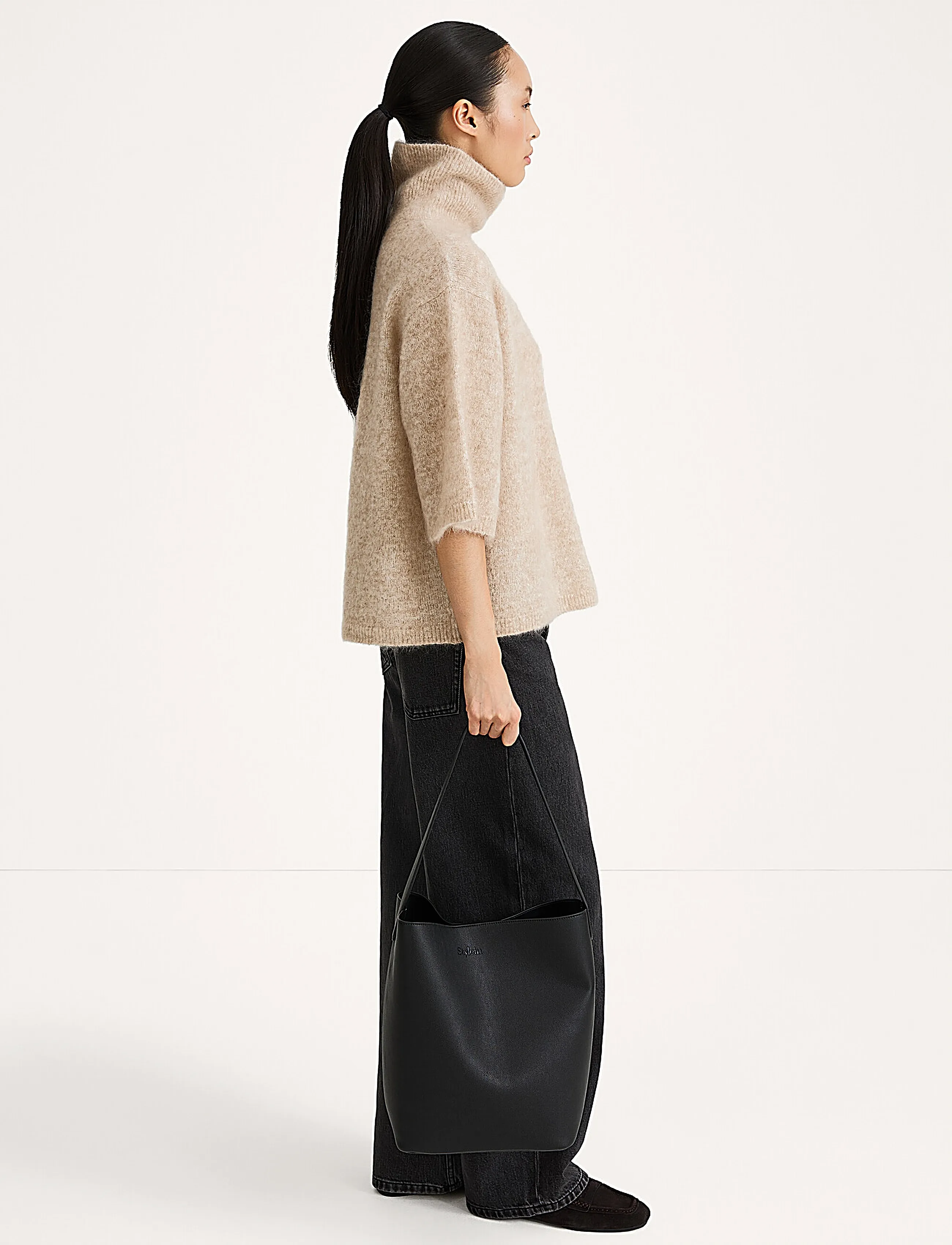 Stylein - NYSSA SWEATER - kõrge kaelusega kudumid - oyster - 3