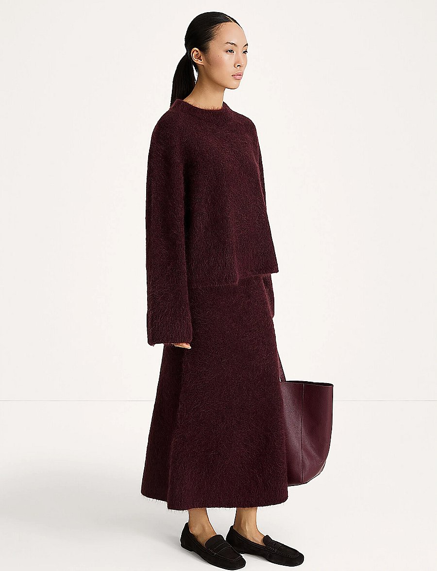 Stylein - NANIE SKIRT - strickröcke - bordeaux - 3