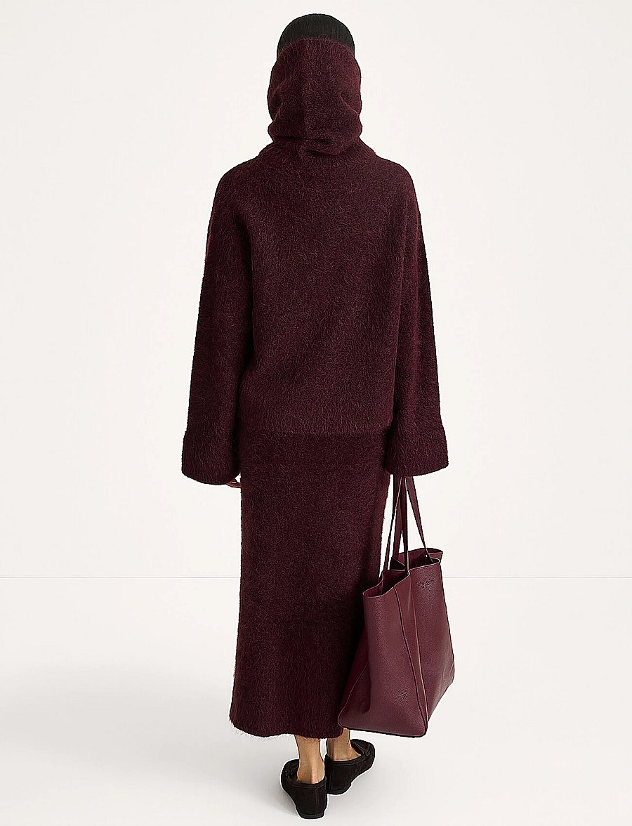 Stylein - NANIE SKIRT - strickröcke - bordeaux - 4