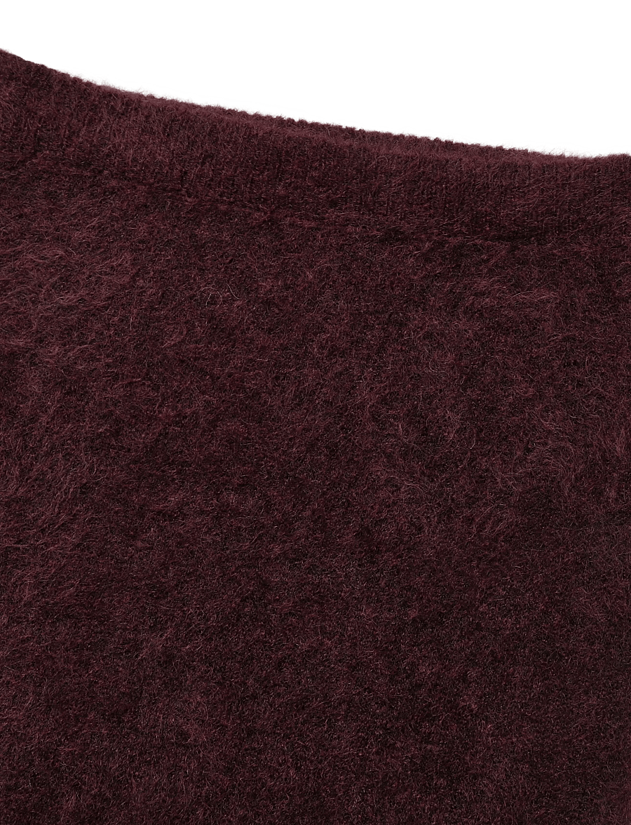 Stylein - NANIE SKIRT - strickröcke - bordeaux - 5