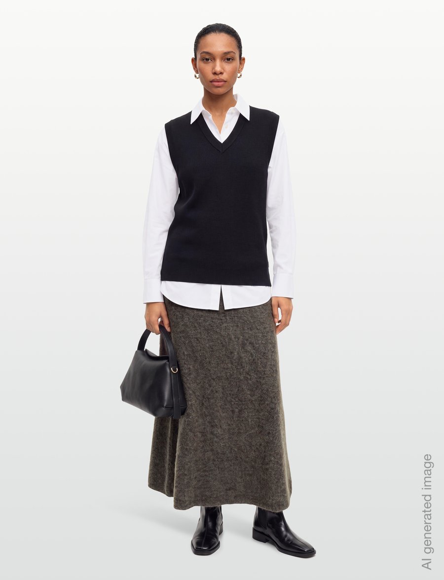 Stylein - NANIE SKIRT - strickröcke - brown - 0