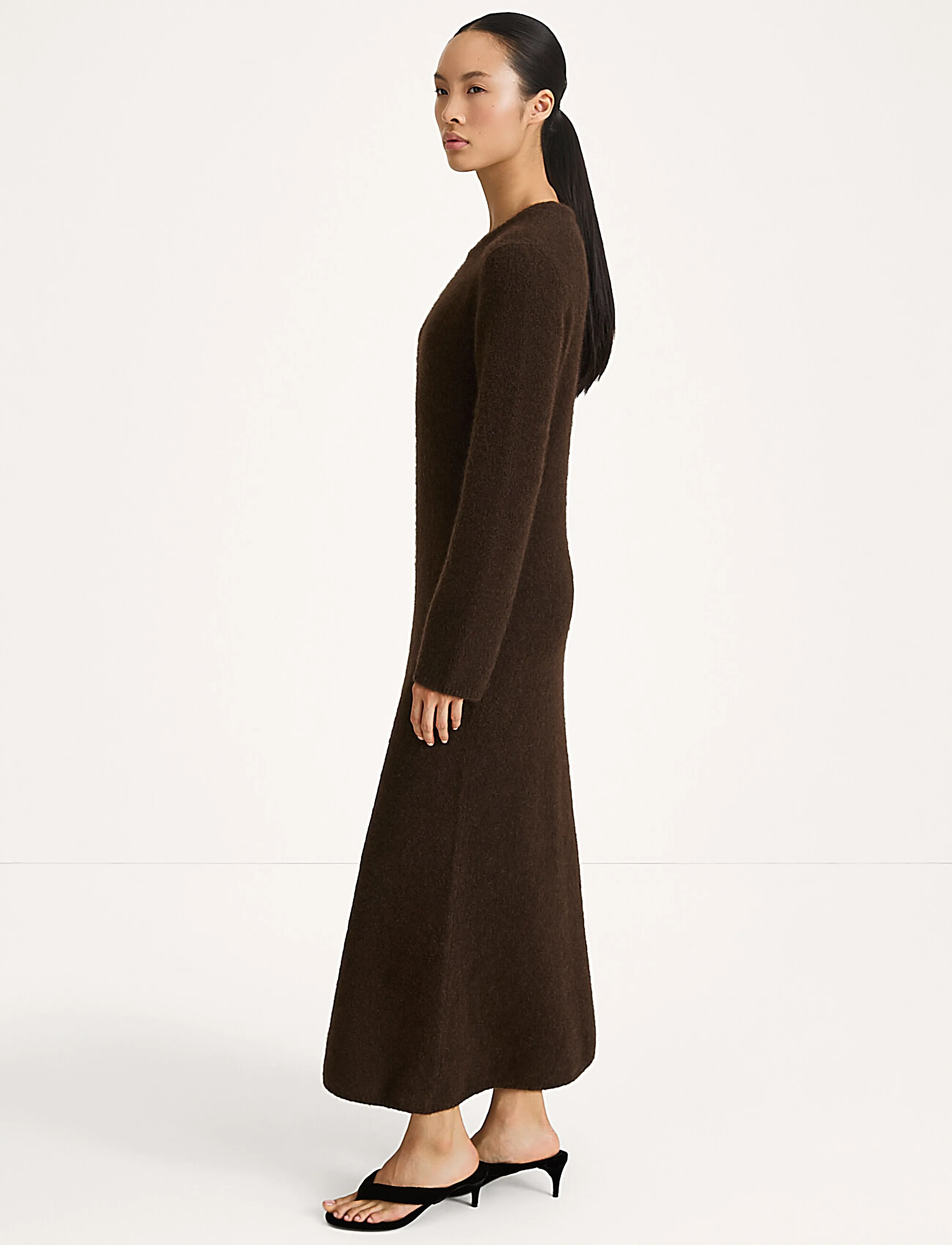 Stylein - Alaina Dress - strikkjoler - coffee - 2