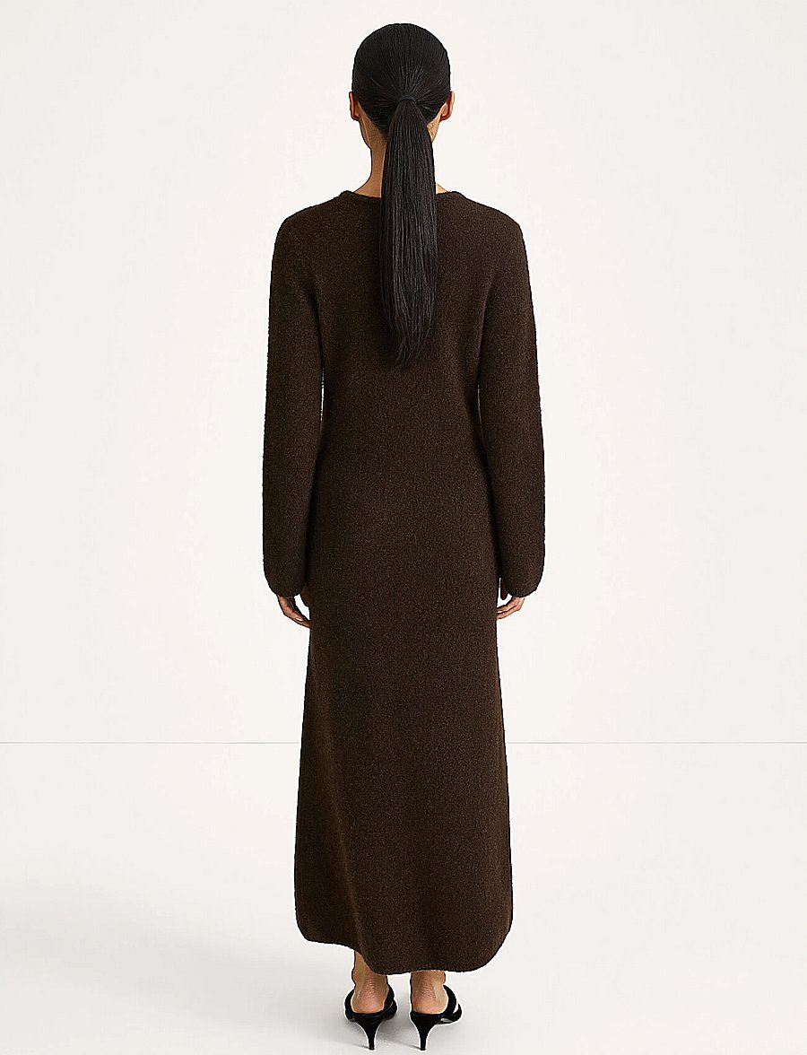 Stylein - Alaina Dress - strikkjoler - coffee - 3