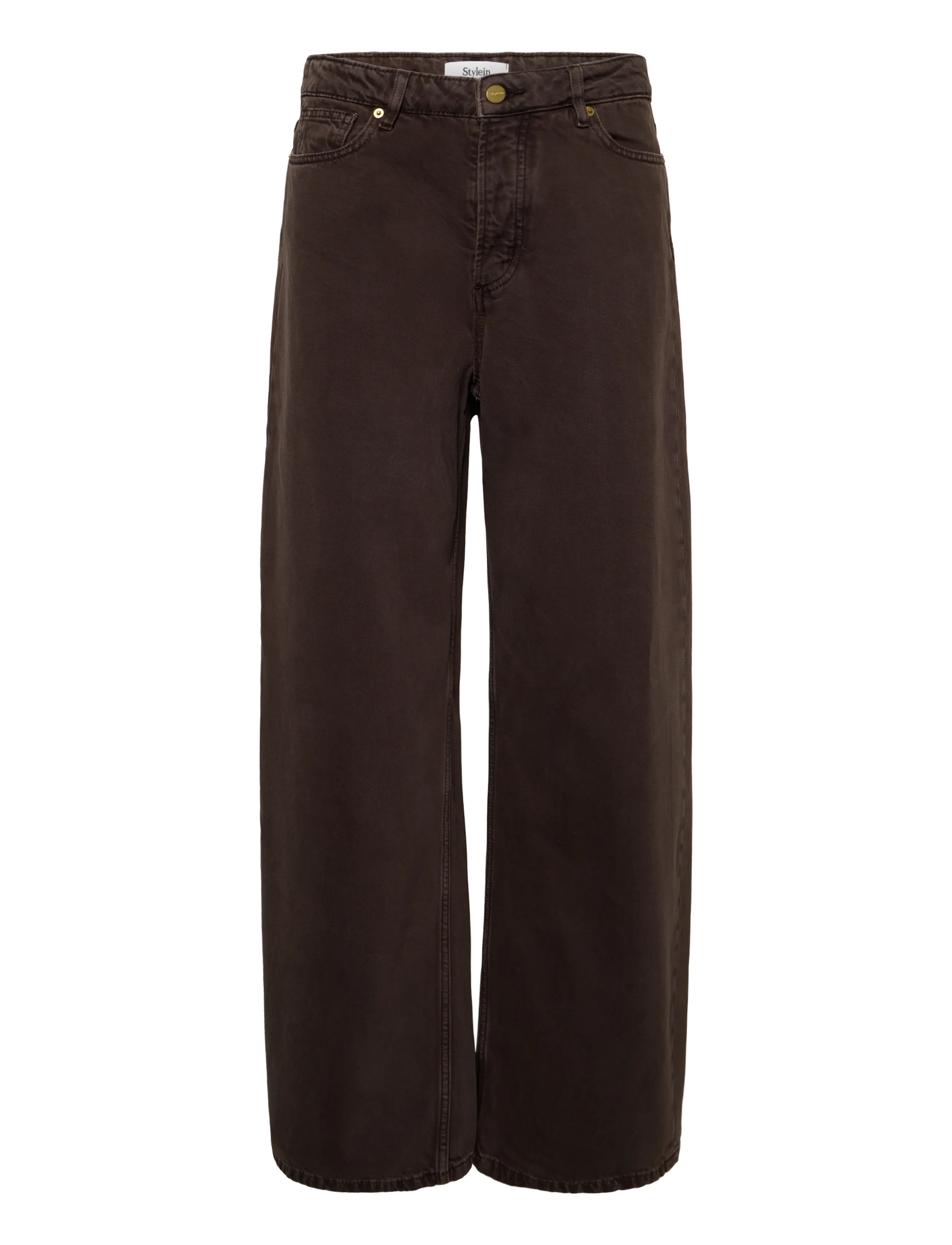 Stylein - KEANU TROUSERS - hosen mit weitem bein - coffee - 1