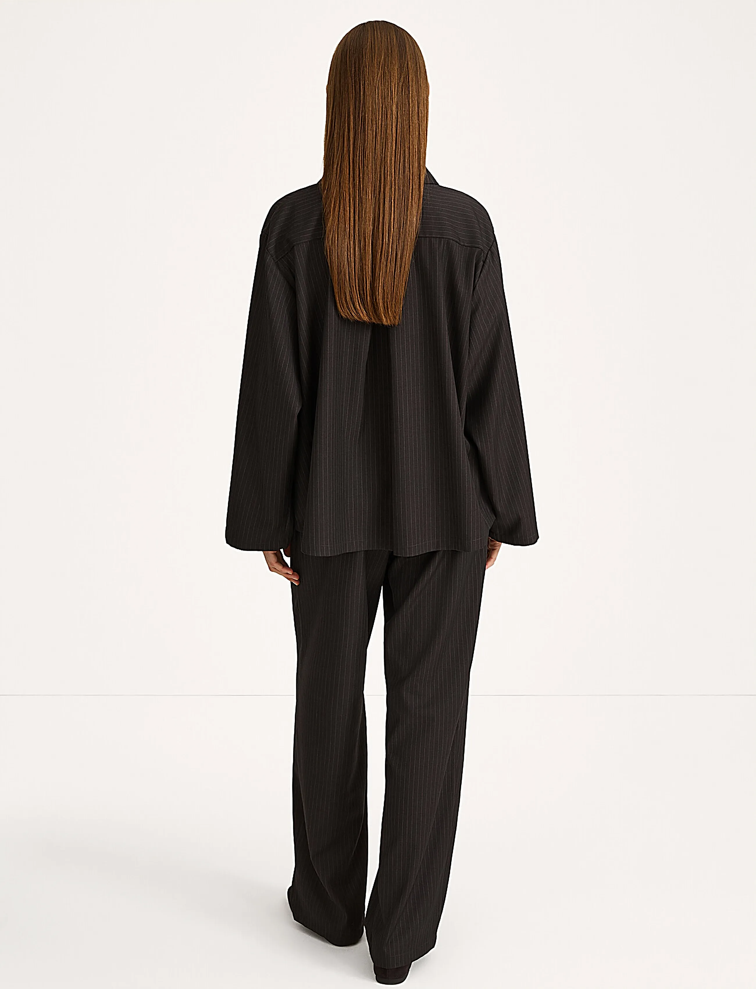 Stylein - Brenly Shirt - langærmede skjorter - coffee pinstripe - 3