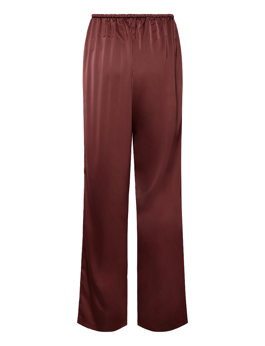 Stylein - MEIKE TROUSERS - bukser med brede ben - bordeaux - 2
