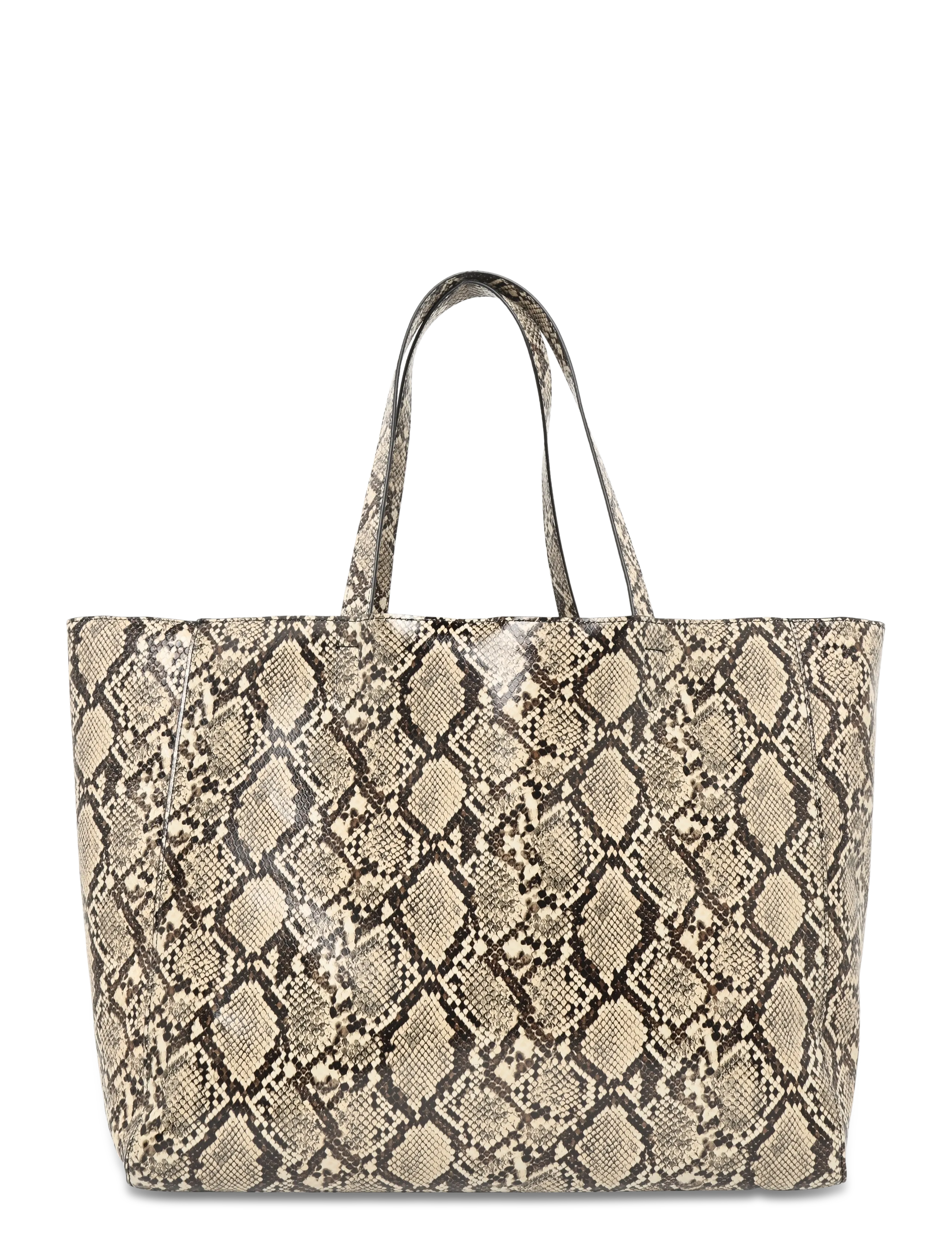 Stylein YACHT BAG - Shoppers & Tote Bags - BEIGE SNAKE / beige