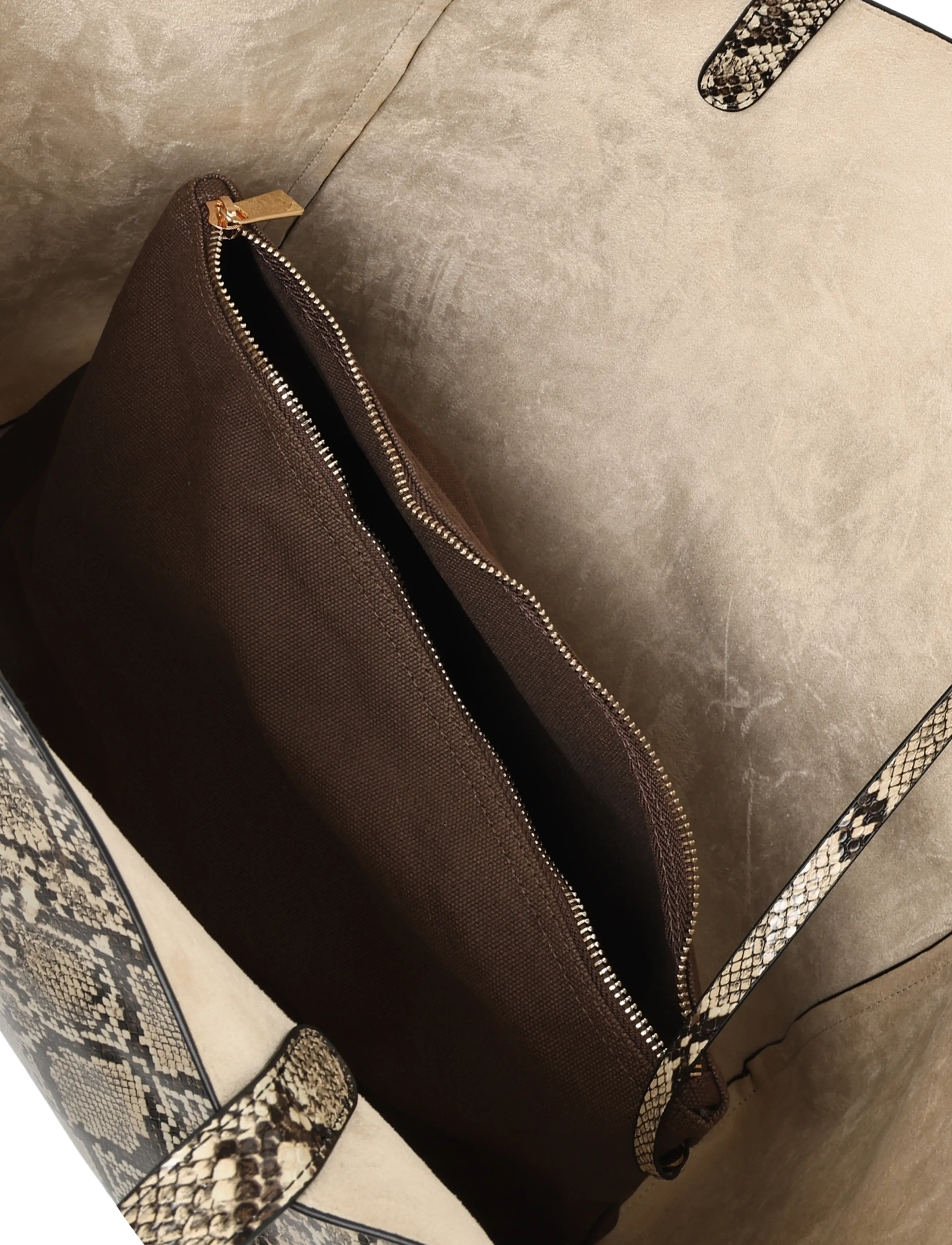 Stylein - YACHT BAG - beige snake - 3