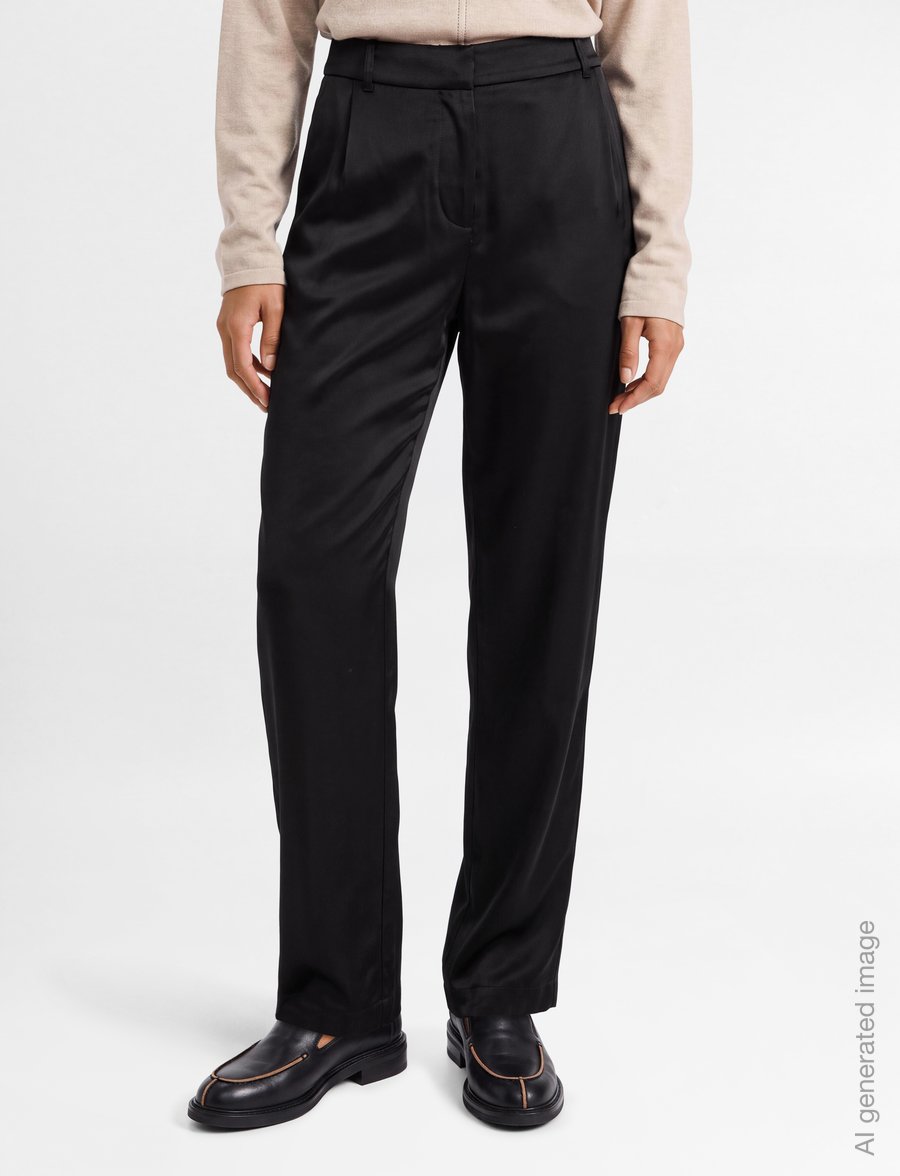 Stylein - Maggie Trouser - rette bukser - black - 3