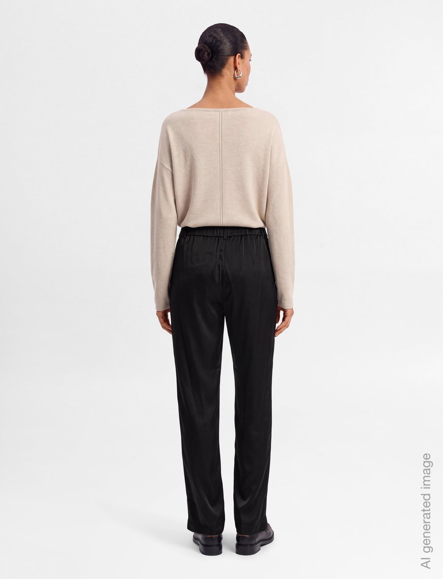 Stylein - Maggie Trouser - rette bukser - black - 4