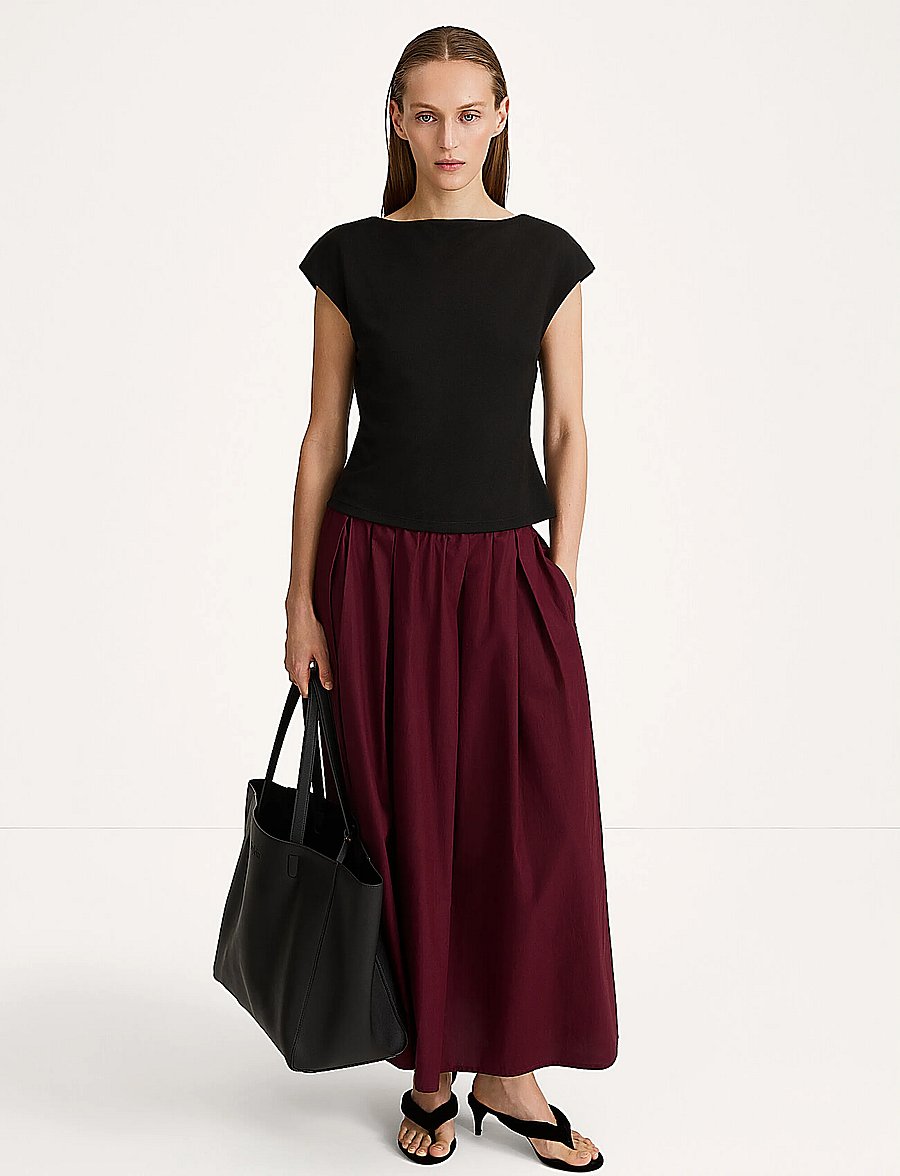Stylein - JORINA MAXI SKIRT - bordeaux - 0