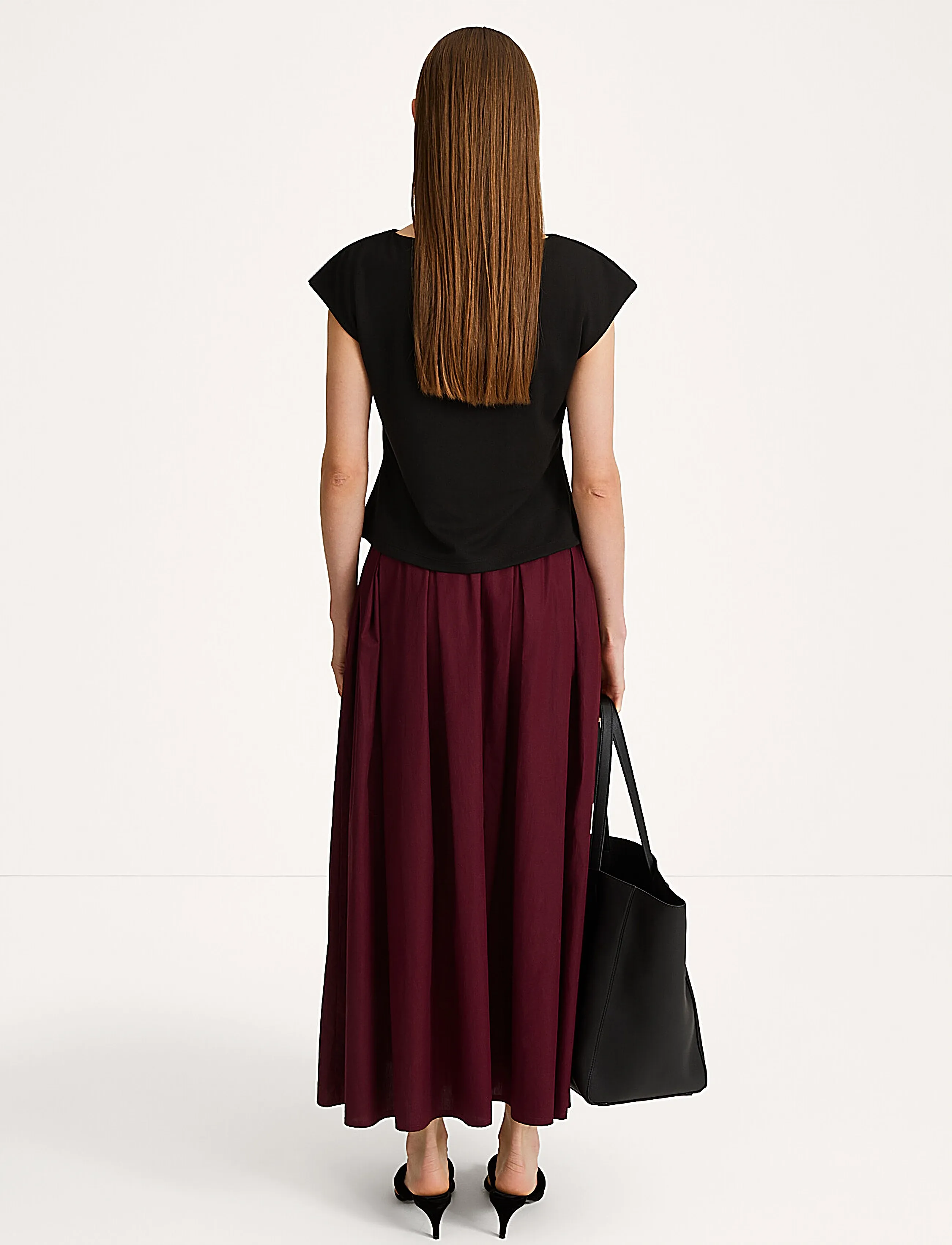 Stylein - JORINA MAXI SKIRT - bordeaux - 4