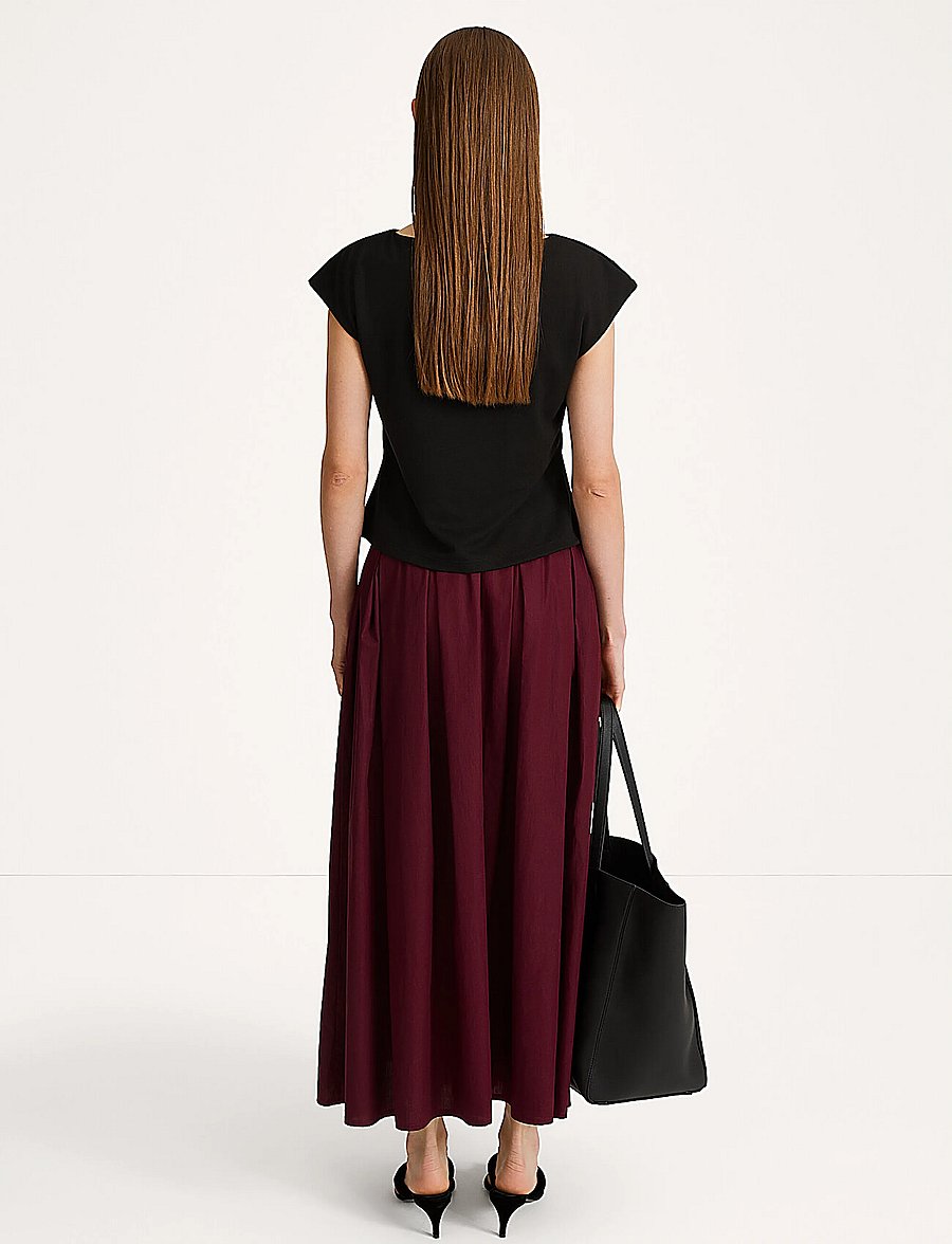 Stylein - JORINA MAXI SKIRT - bordeaux - 4