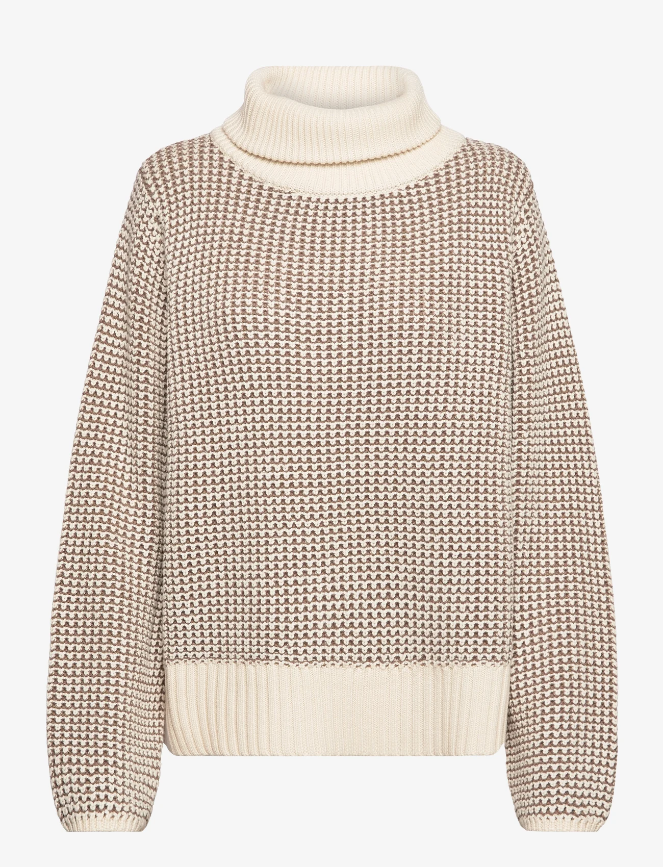 Stylein - ADELE SWEATER - džemperi ar augstu apkakli - nougat - 0