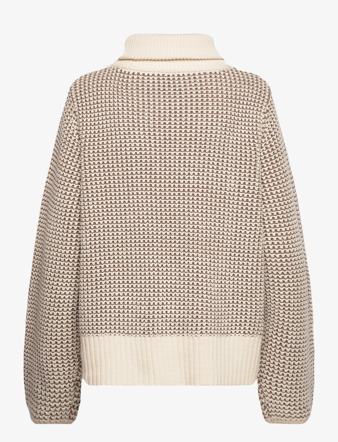 Stylein - ADELE SWEATER - džemperi ar augstu apkakli - nougat - 1