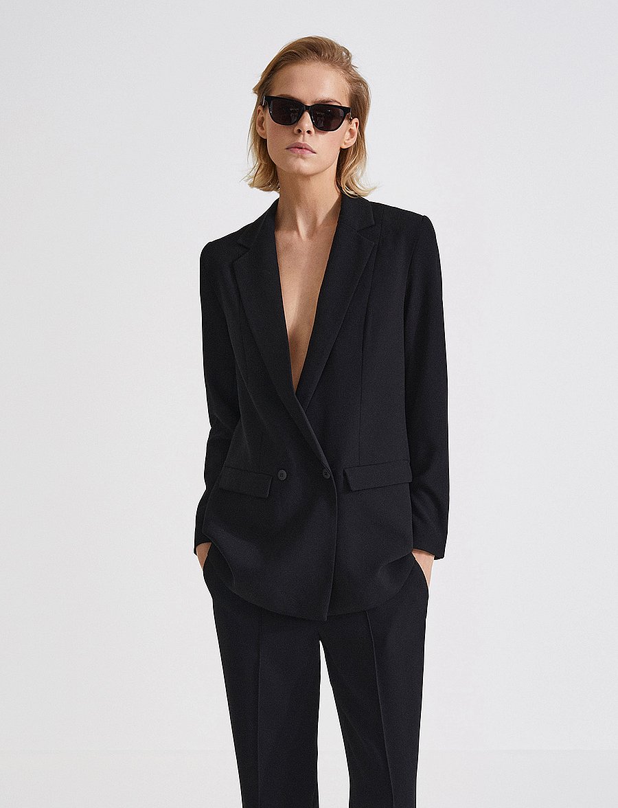 Stylein - BENITO JACKET - double breasted blazers - black - 0