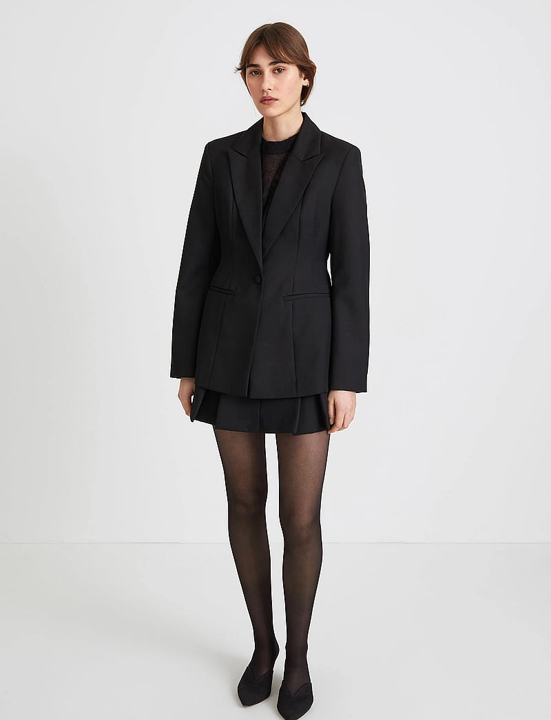 Stylein - BOVINO BLAZER - Ühes joones nööpidega bleiserid - black - 0
