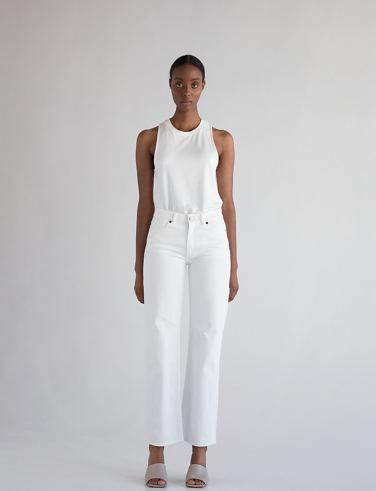 Stylein CASE TOP - T-Shirts & Tops - WHITE / white