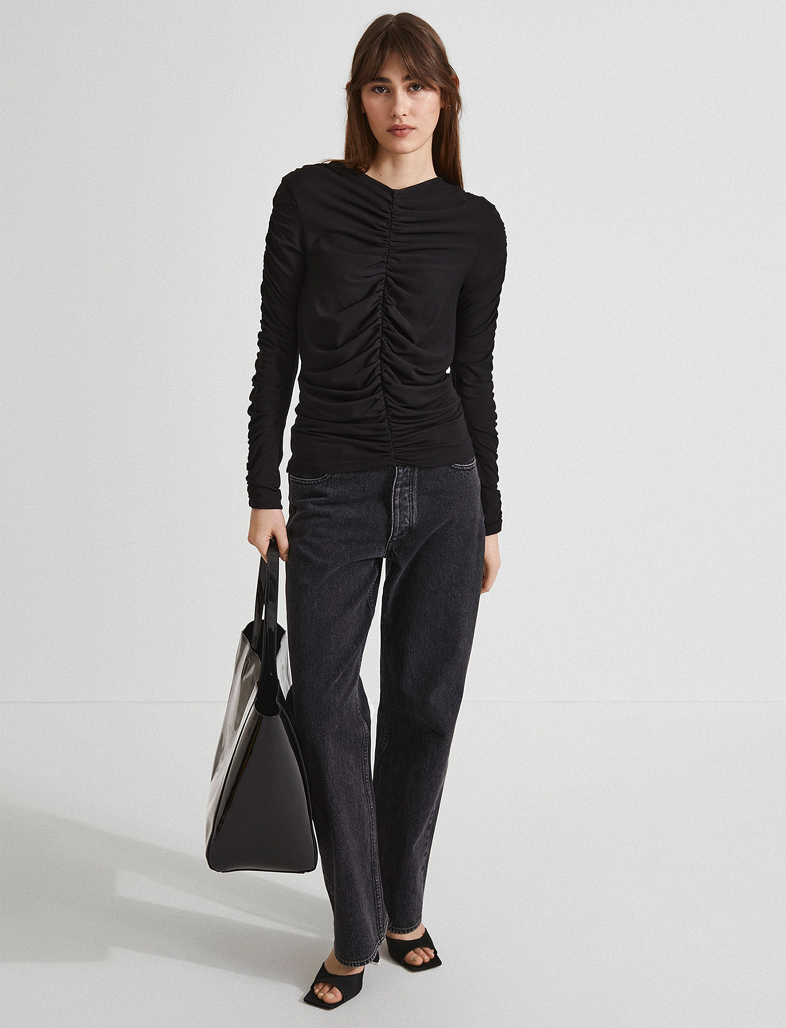 Stylein Cecina Top, XS, T-shirts & Oberteile, Schwarz - Long-sleeved, Frauen