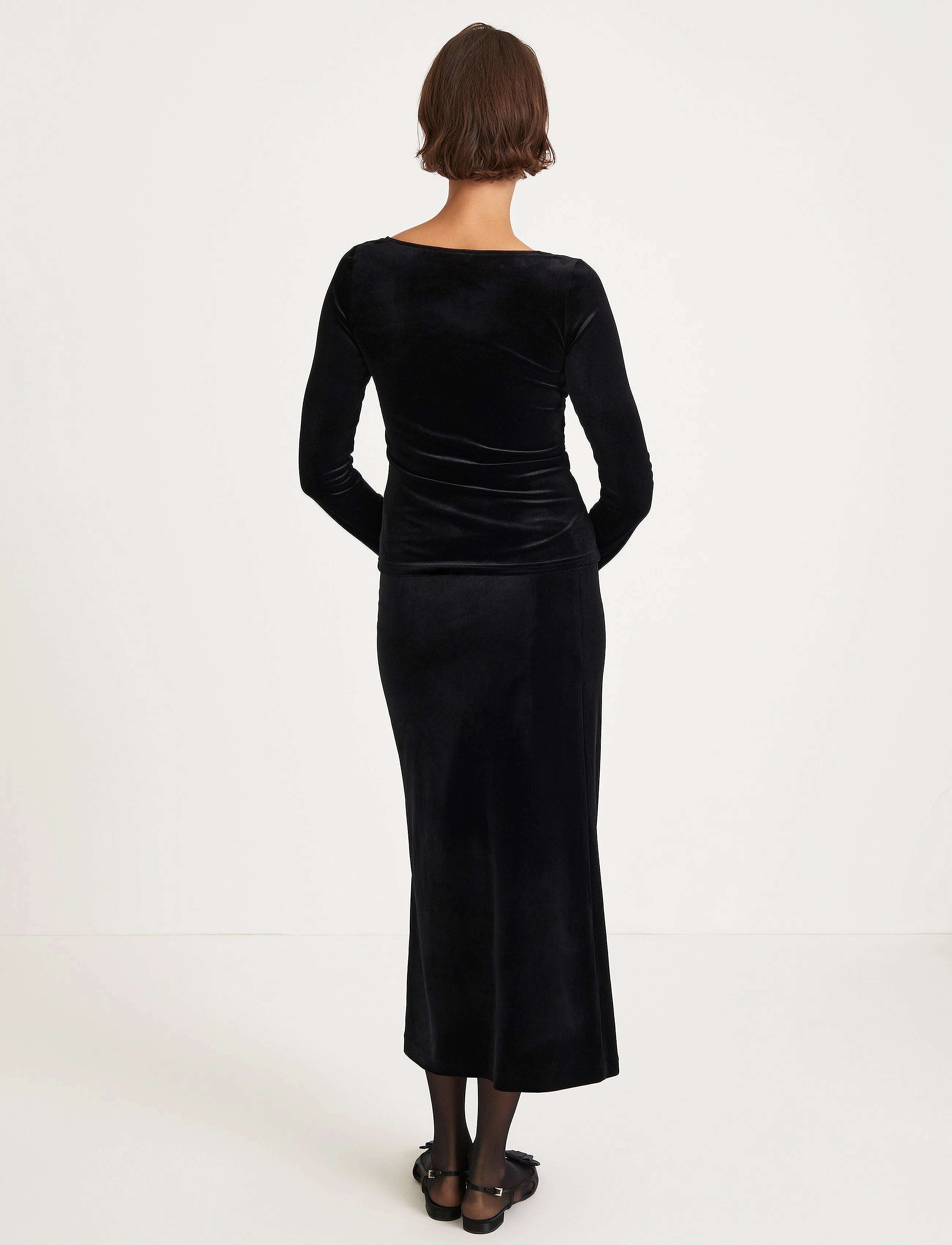 Stylein - STYCLAUDI LONG SKIRT - maxi röcke - black - 4