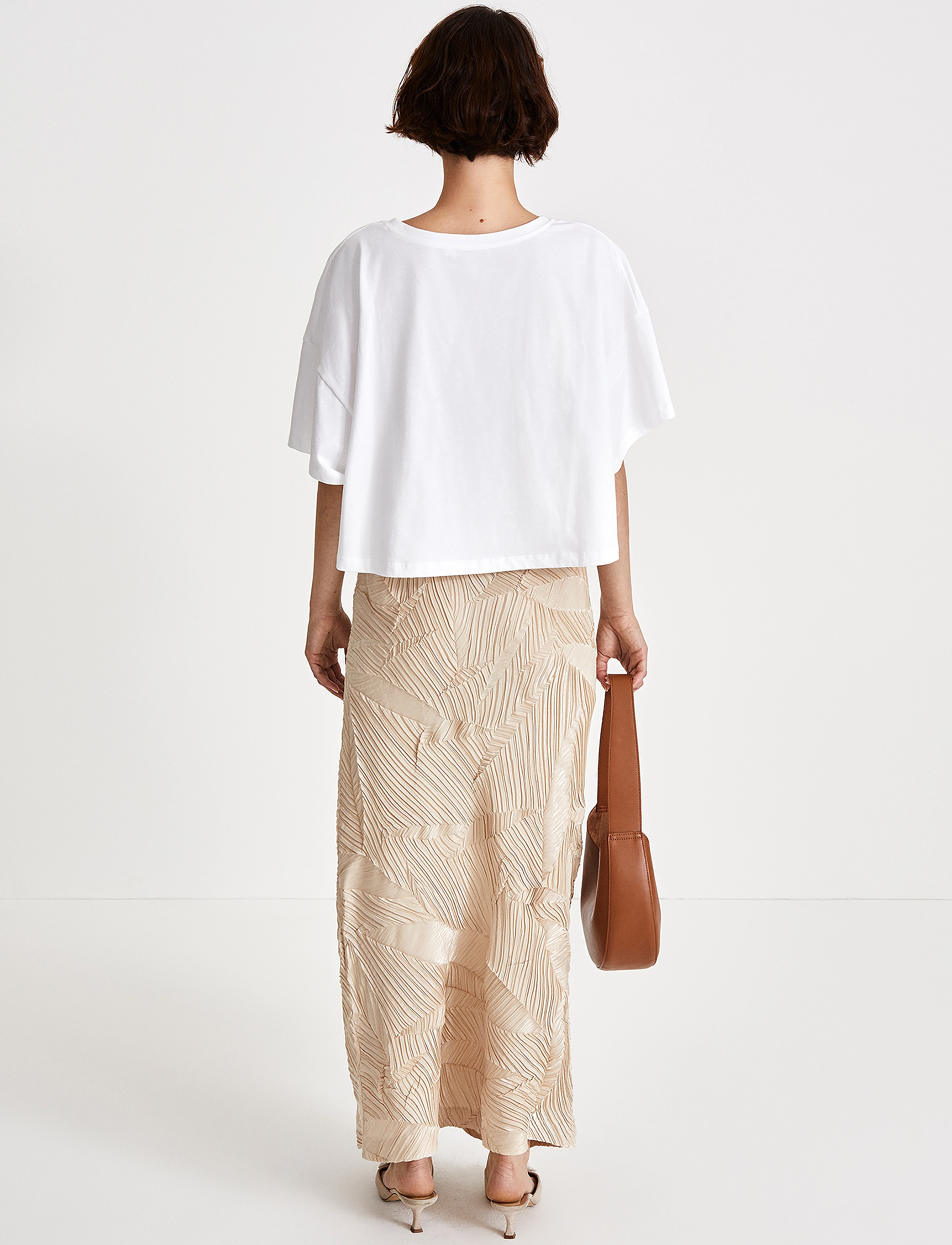 Stylein - INGA SKIRT - midi nederdele - sand - 4