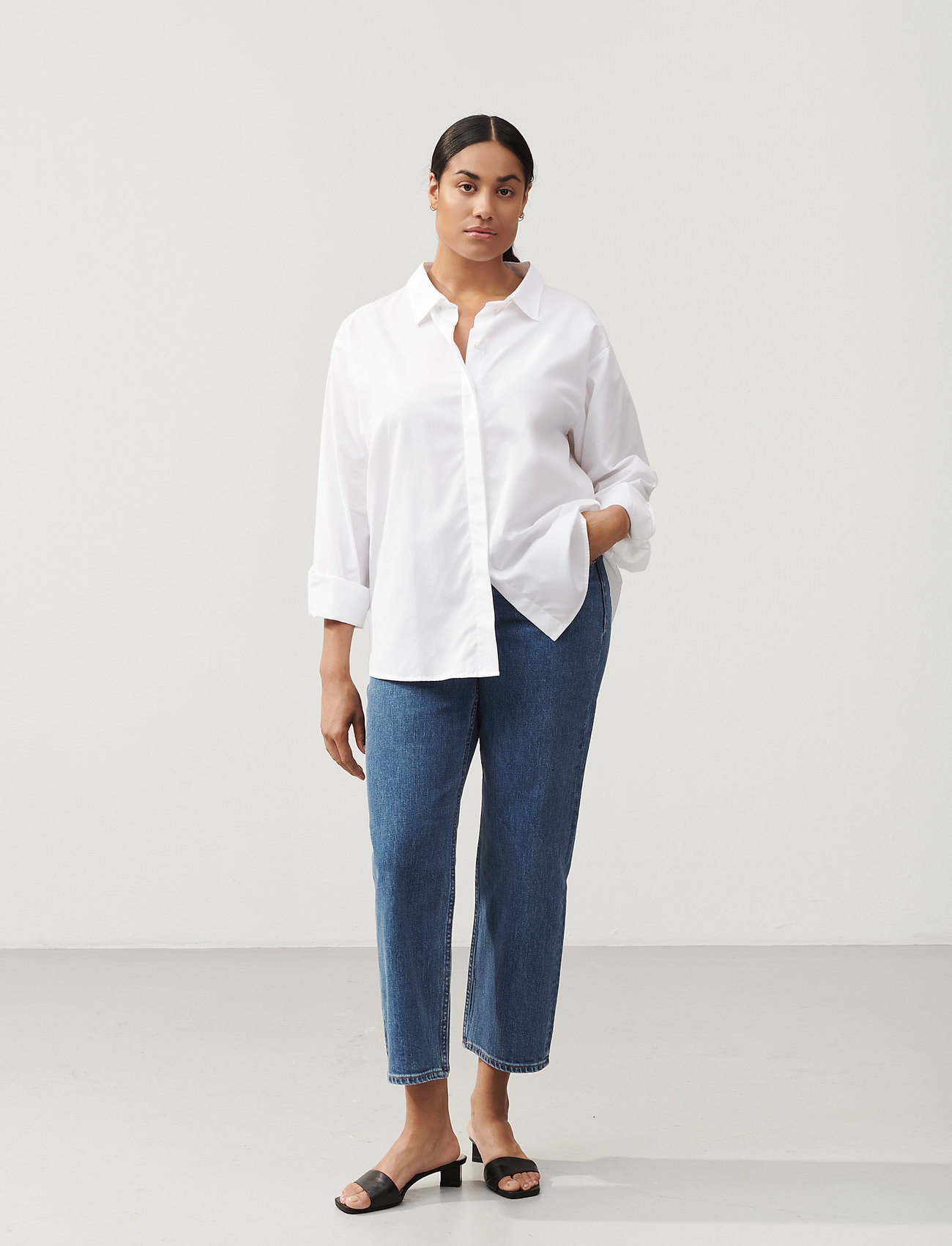 Stylein - JACKIE SHIRT - chemises en jeans - white - 0