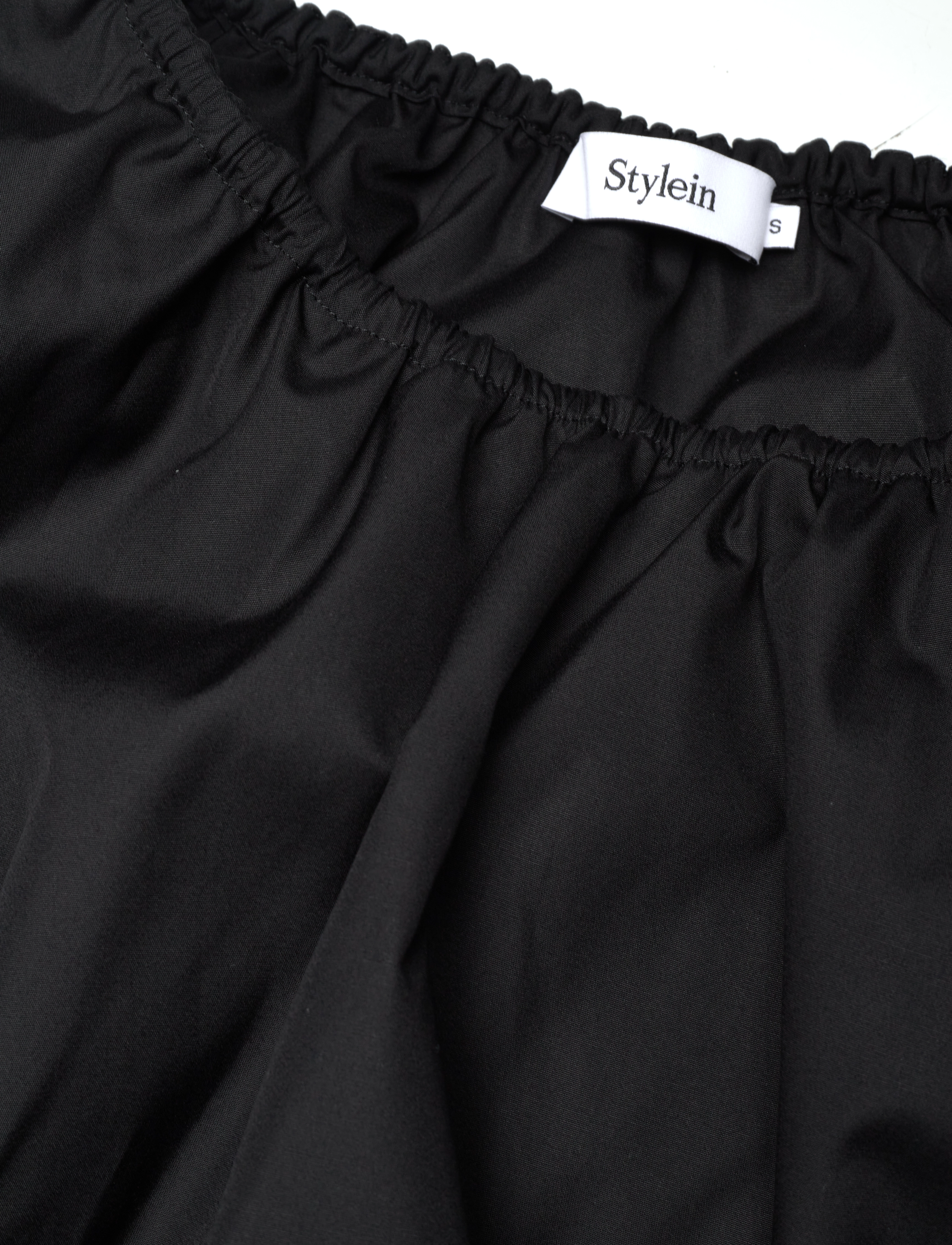 Stylein - JARA TOP - kortärmade blusar - black - 2