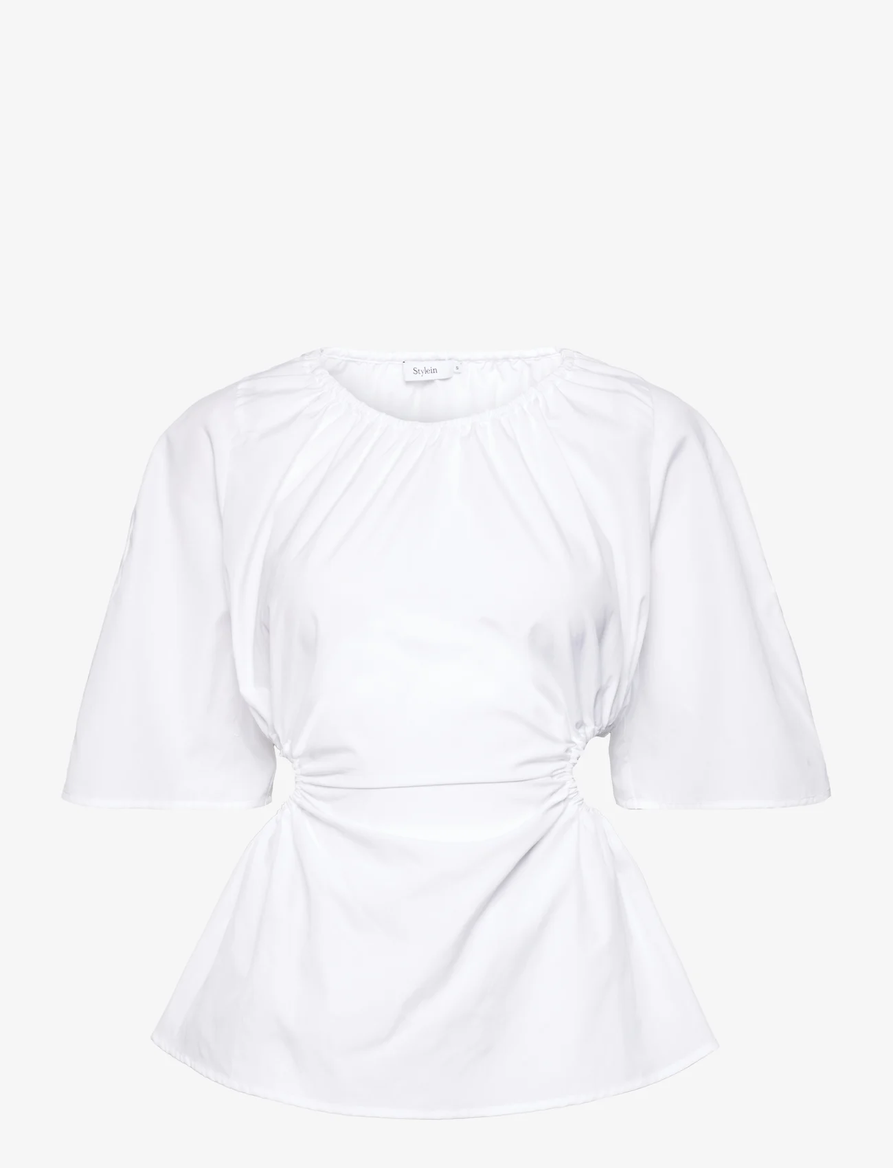 Stylein - JARA TOP - blouses korte mouwen - white - 0