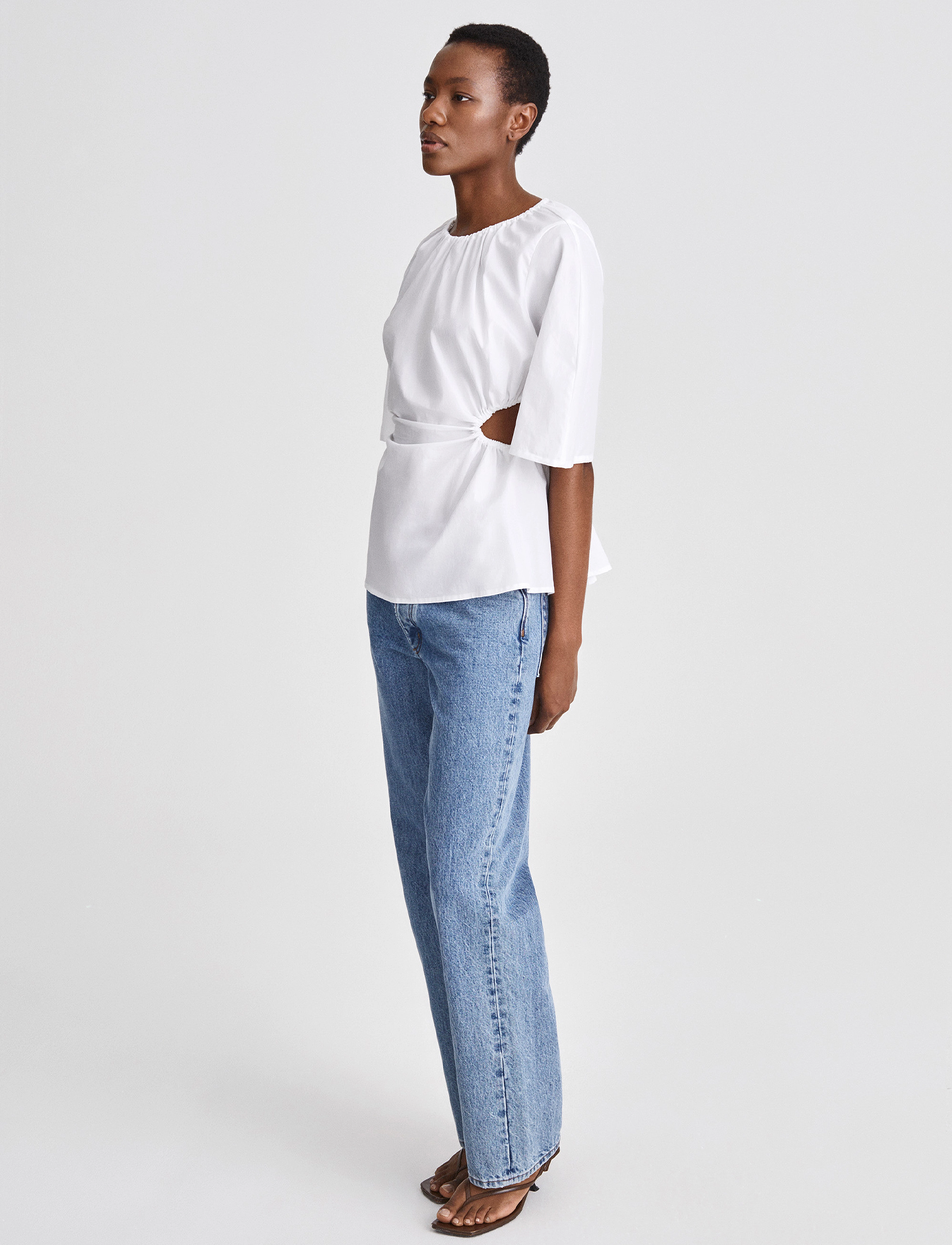 Stylein - JARA TOP - kortärmade blusar - white - 3