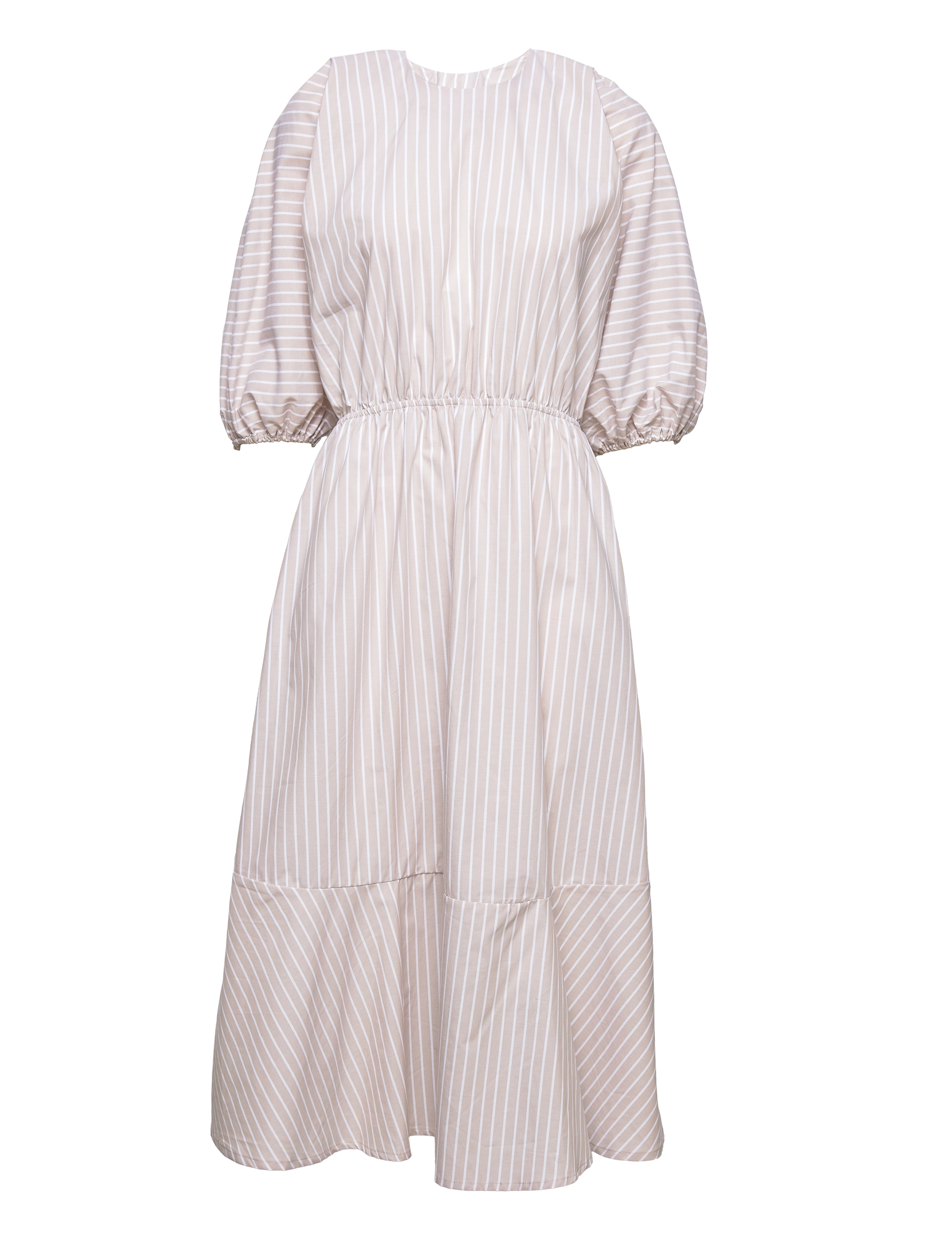 Stylein - JENO DRESS - midi kjoler - beige stripe - 1