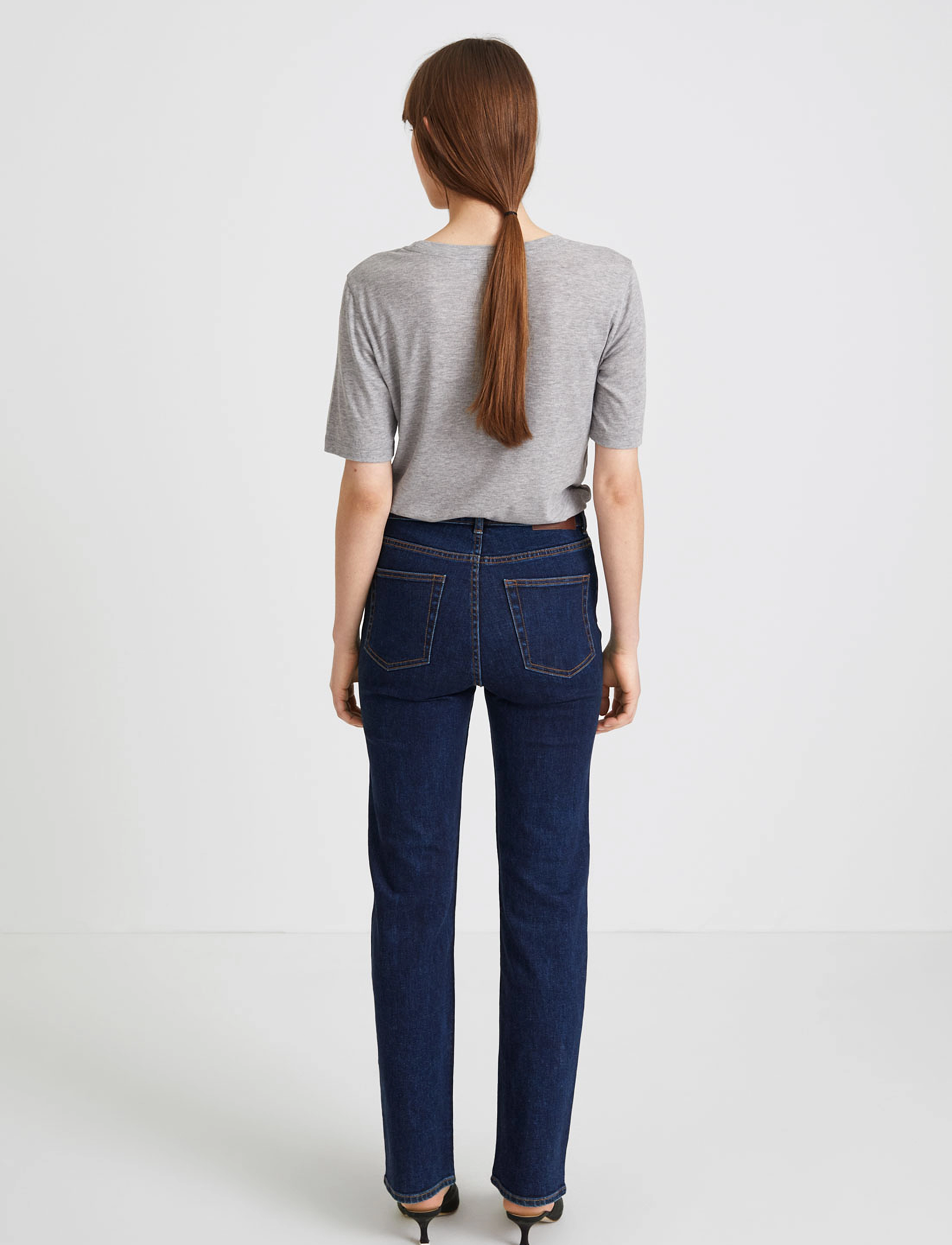 Stylein - KADEN DENIM - nuo kelių platėjantys džinsai - dark blue - 5