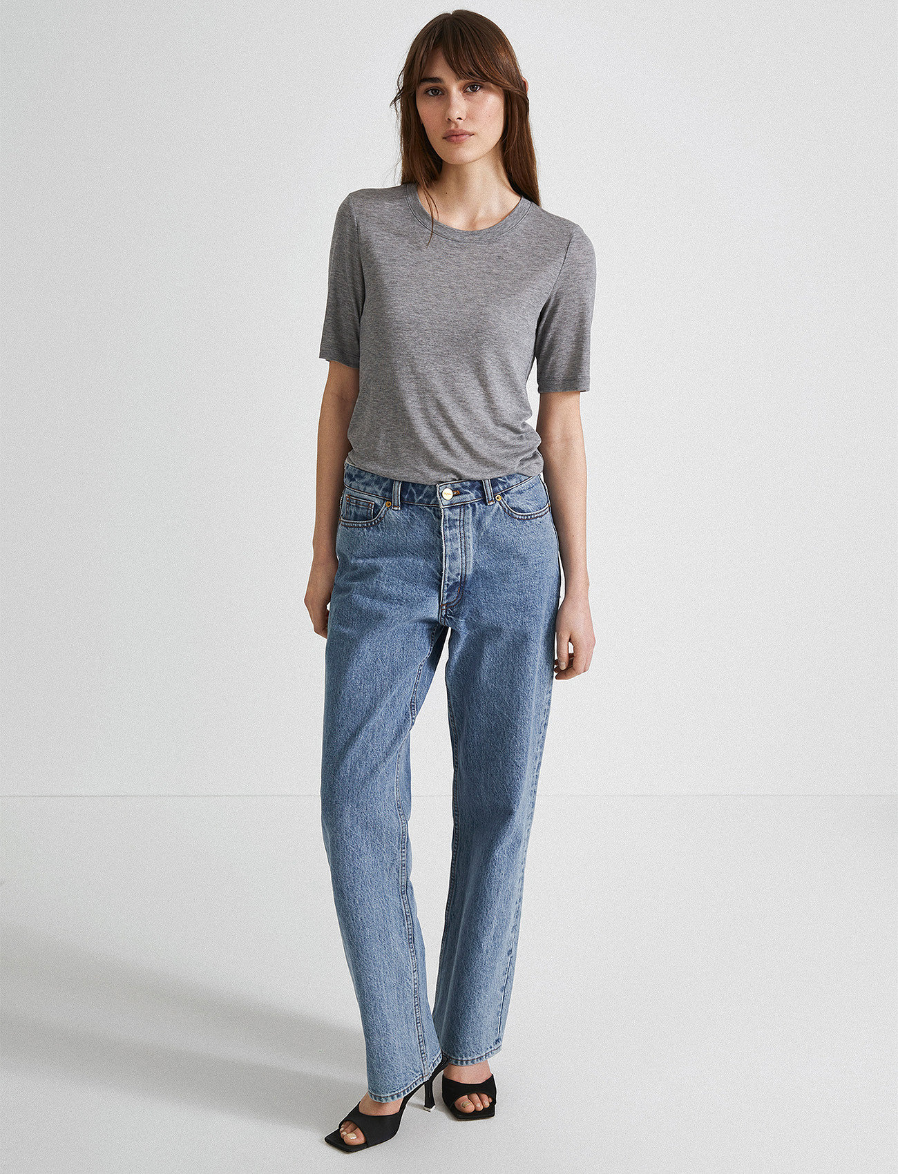 Stylein - KIM DENIM - brede jeans - vintage blue - 1