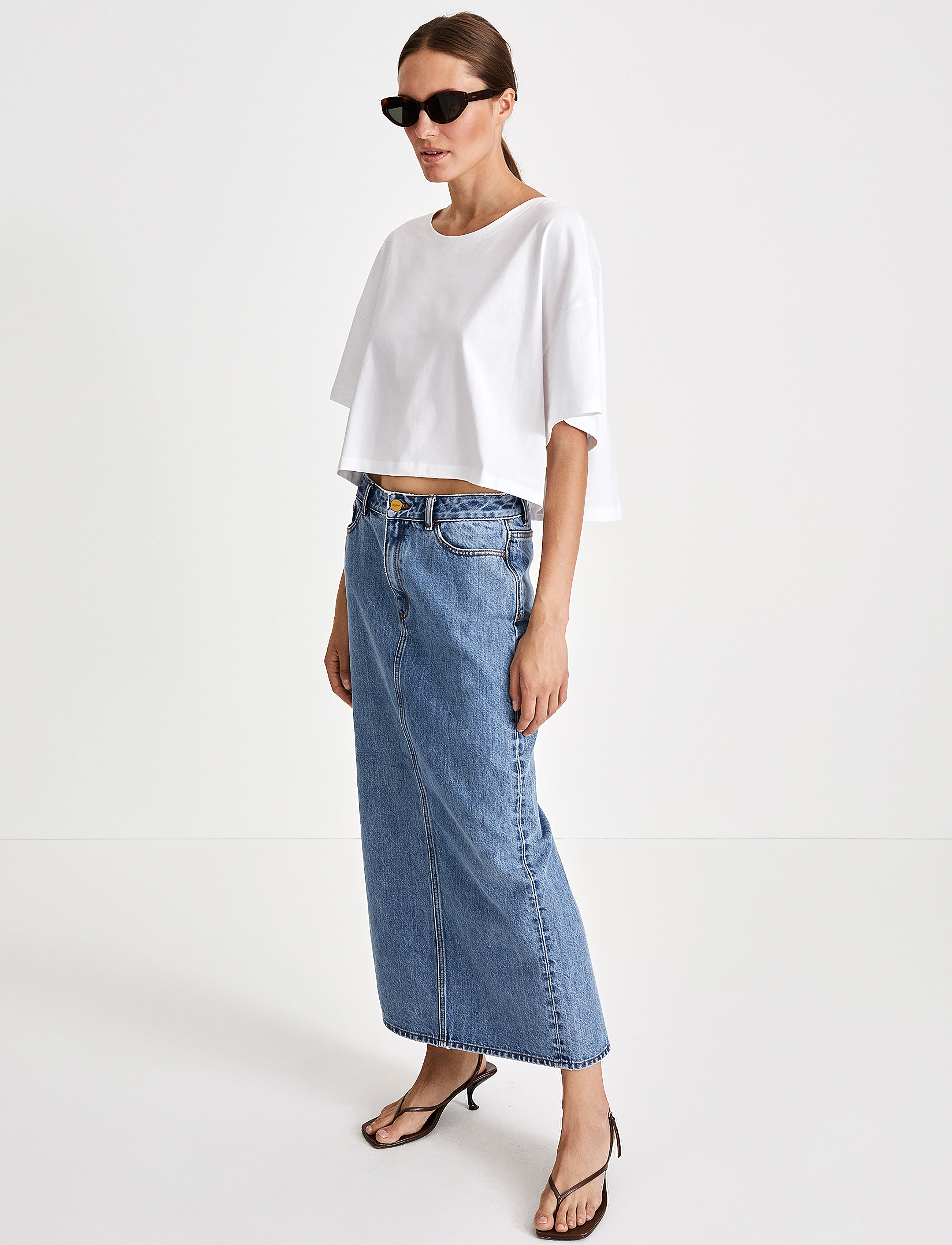 Stylein - KIMBERLEY SKIRT - jeansowe spódnice - vintage blue - 3