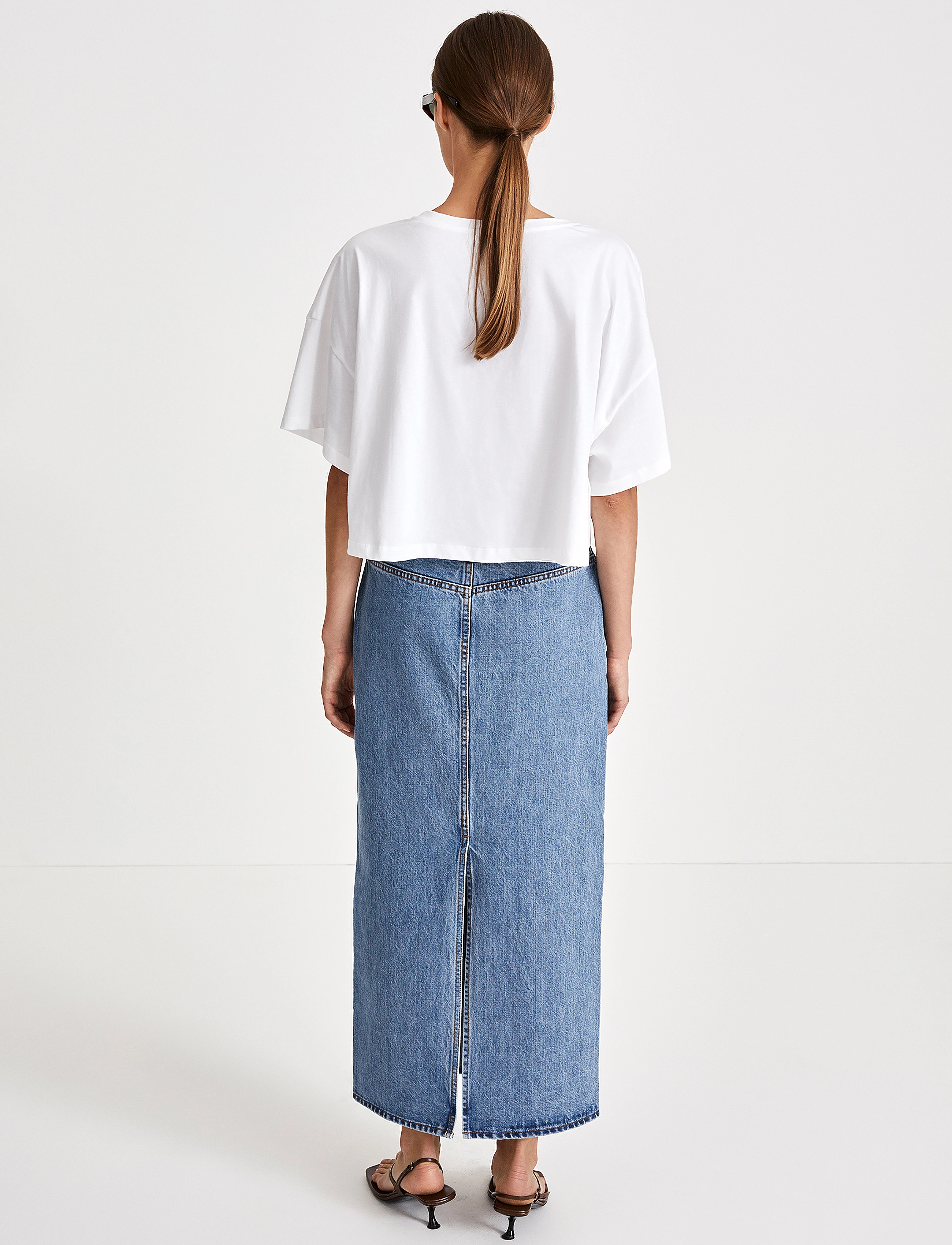 Stylein - KIMBERLEY SKIRT - jeansowe spódnice - vintage blue - 4