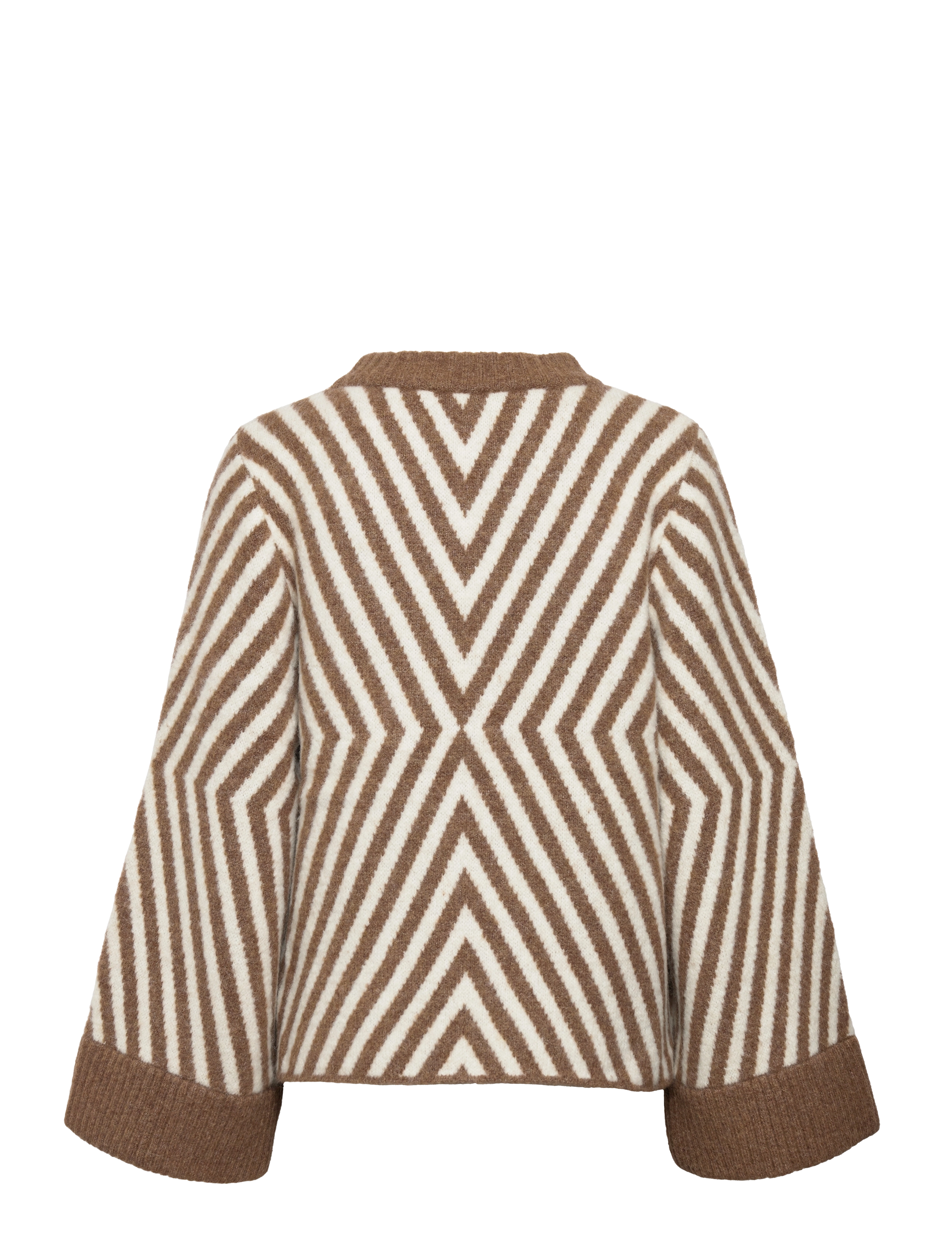 Stylein - LARA SWEATER - white/brown - 1
