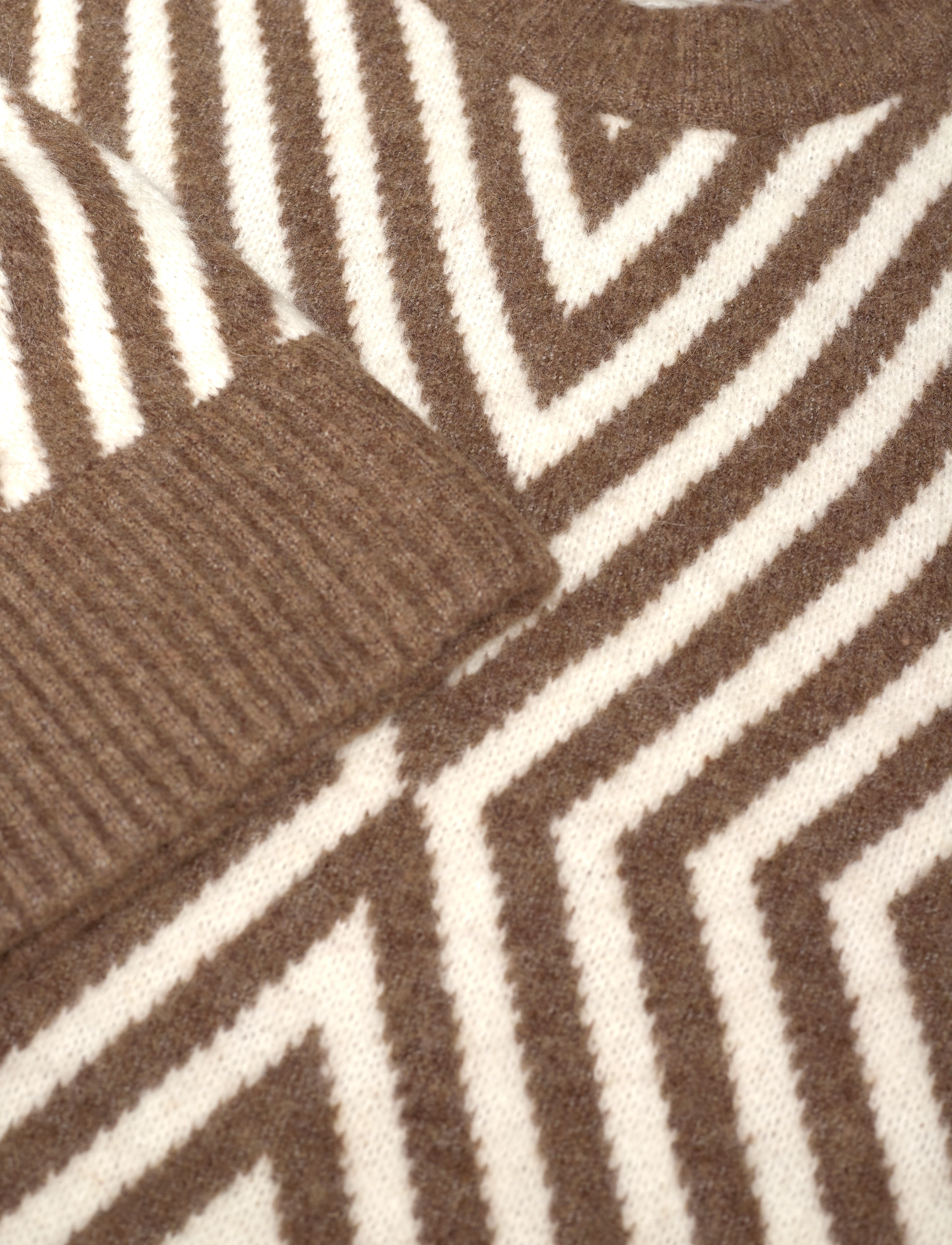 Stylein - LARA SWEATER - white/brown - 3