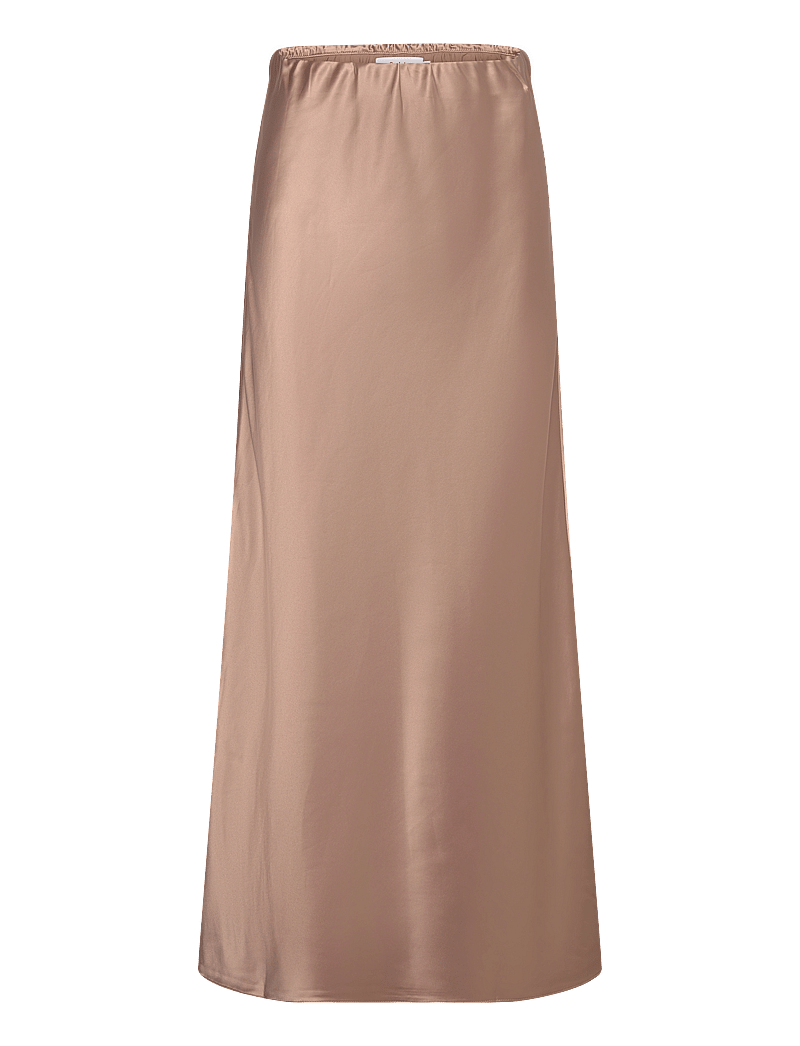 Stylein - MAGDA - satinnederdele - taupe - 0