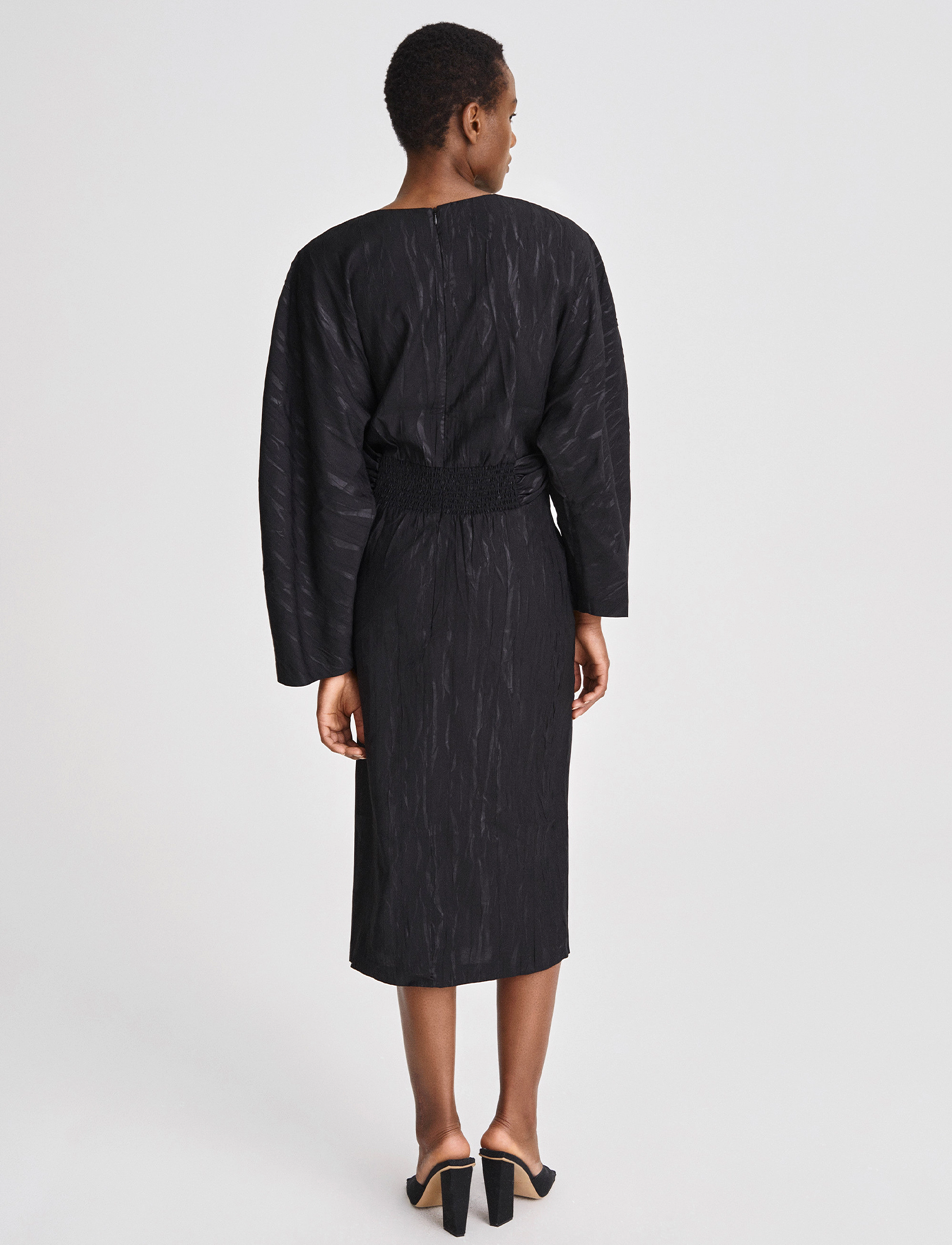 Stylein - MILANA DRESS - midi kjoler - black - 4