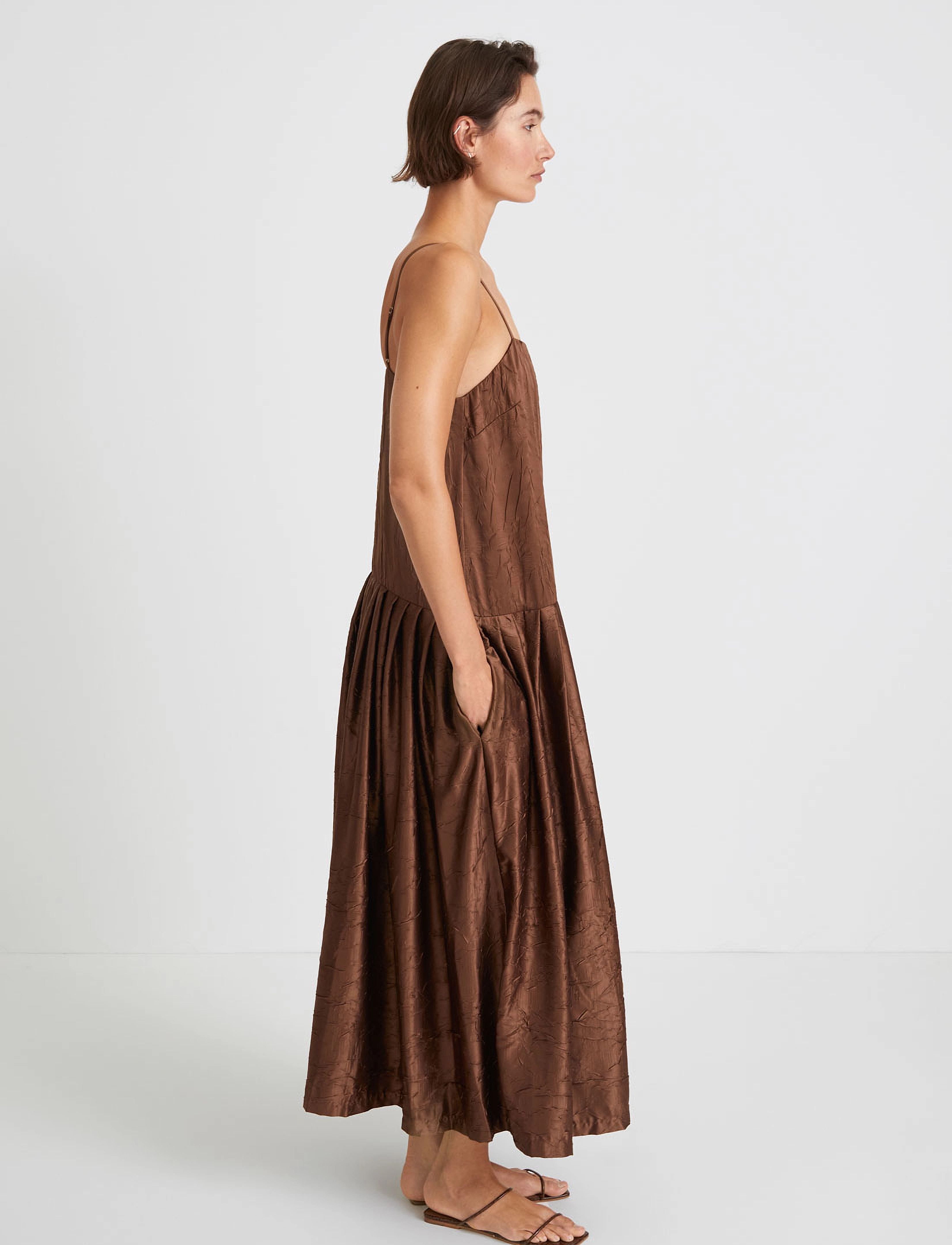 Stylein - MILENA DRESS - festkjoler - brown - 3