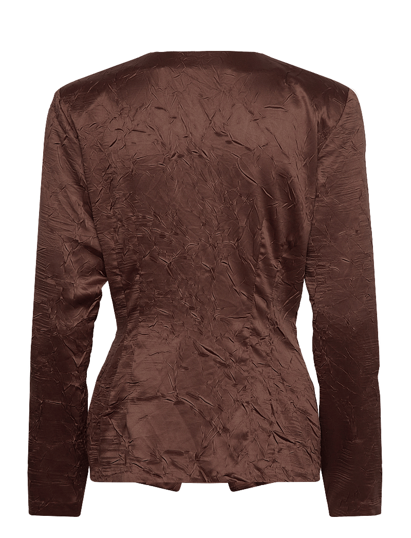 Stylein - MONOPOLI TOP - långärmade blusar - brown - 2