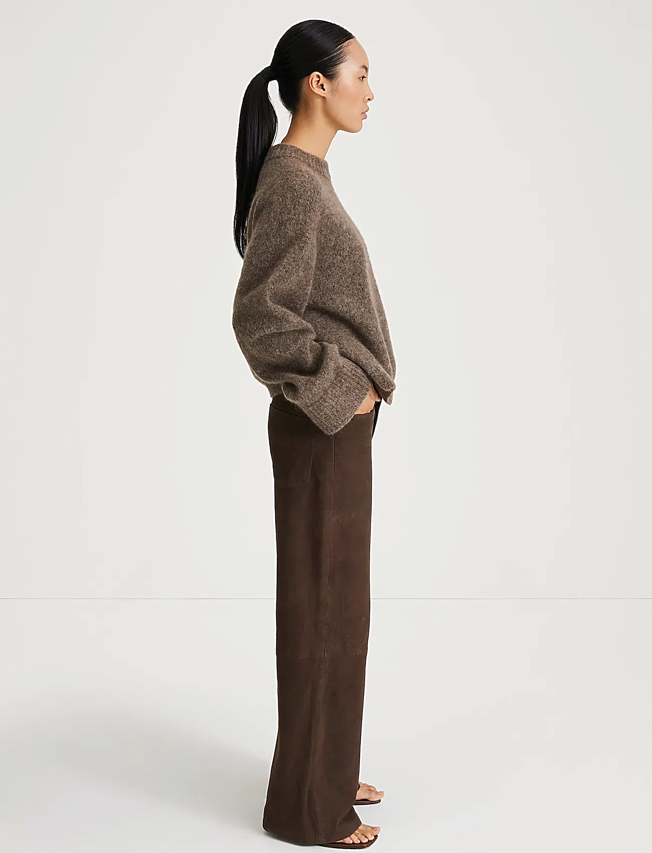 Stylein - NICLAS SHORT SWEATER - brown - 3