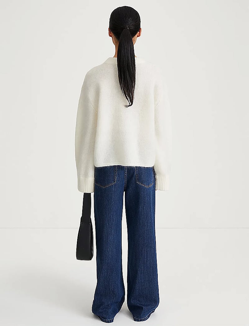 Stylein - NICLAS SHORT SWEATER - neulepuserot - white - 4