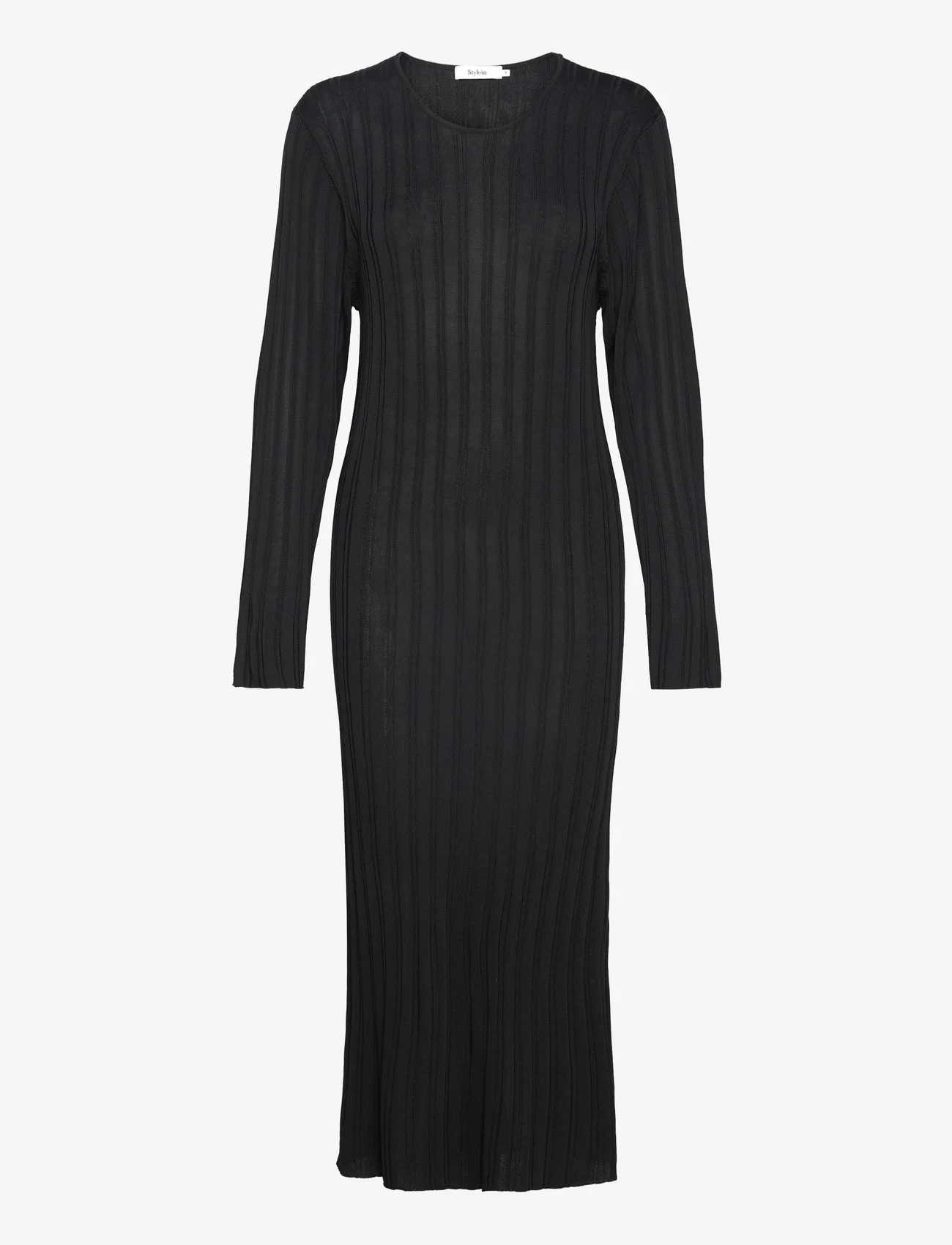 Stylein - PANDORA DRESS - t-shirt jurken - black - 0
