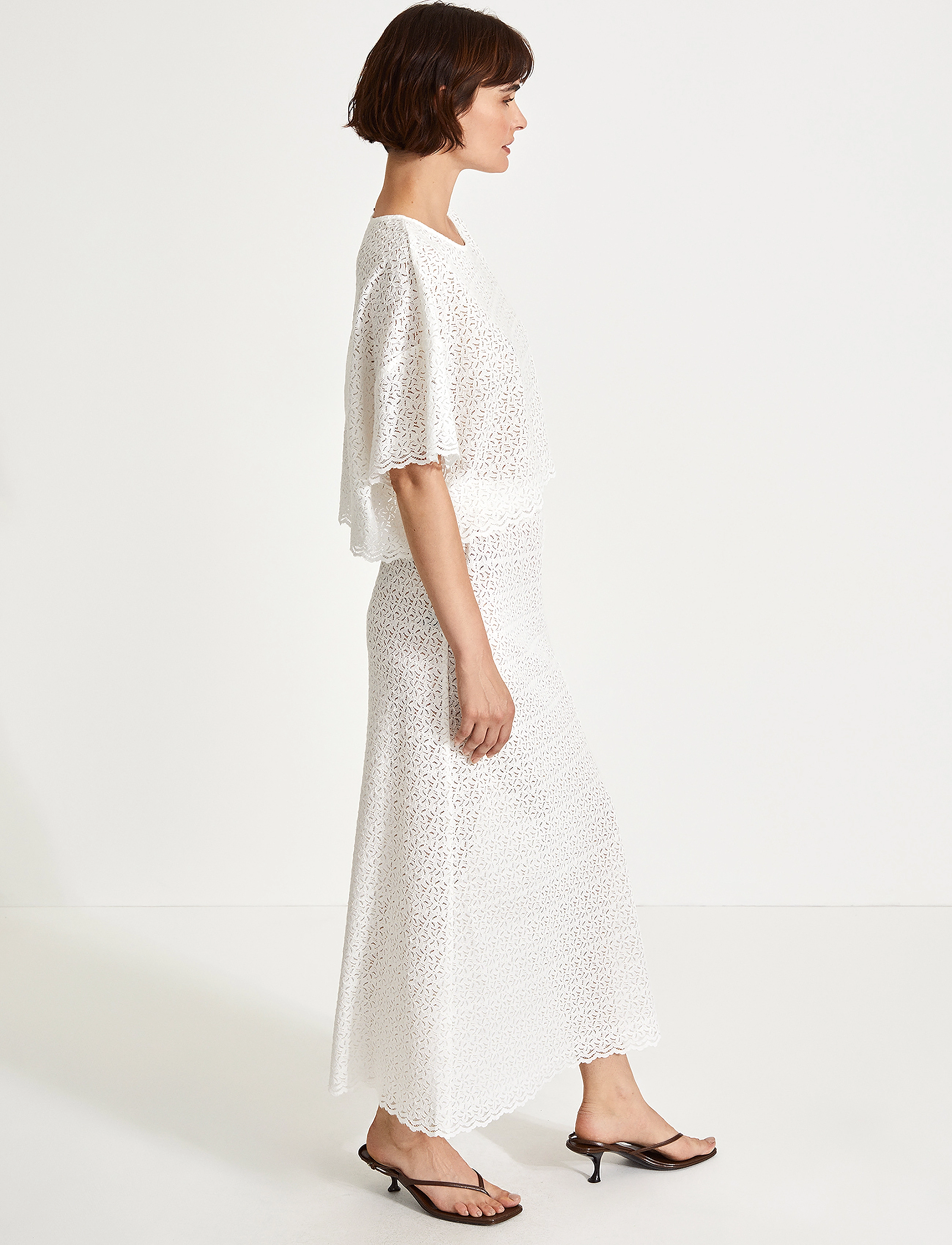 Stylein - PAULINA SKIRT - maxi nederdele - white - 3